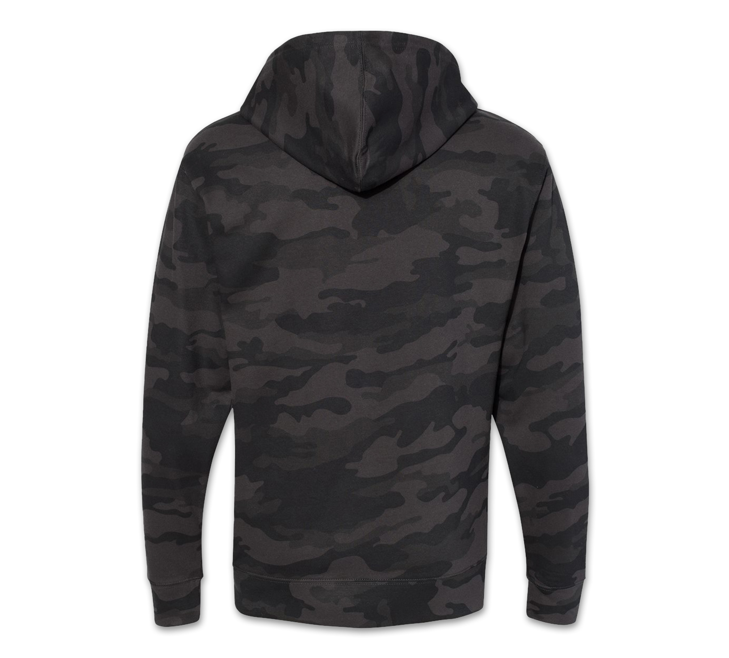 Men's H-D Black Camo Midweight Hoodie