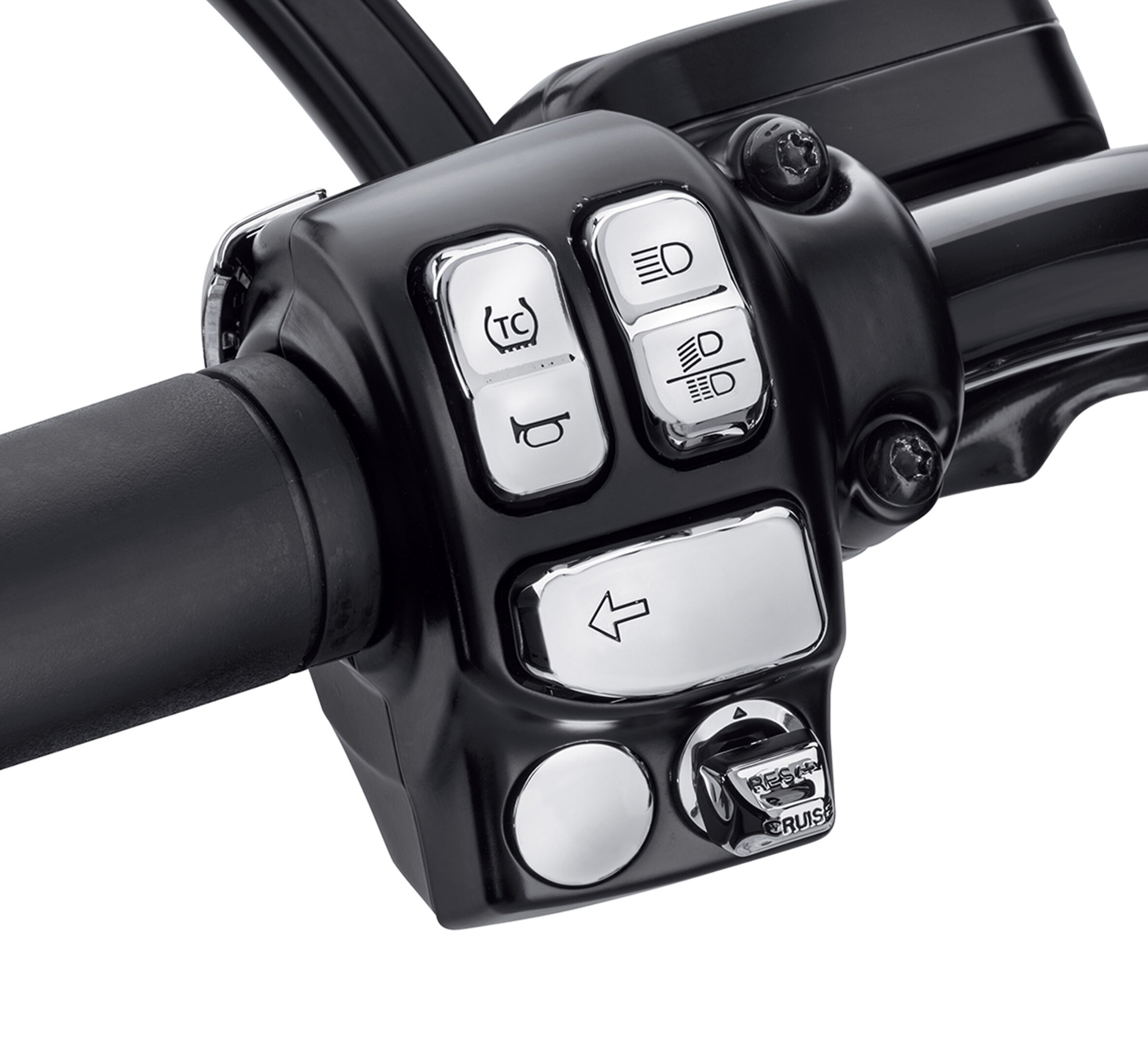 Chrome Switch Cap Kit