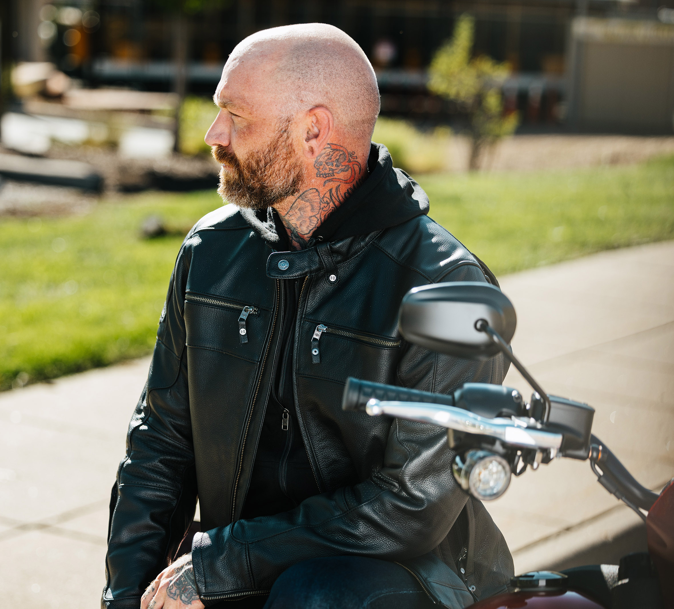 Men's Swingarm 3-in-1 Leather Jacket