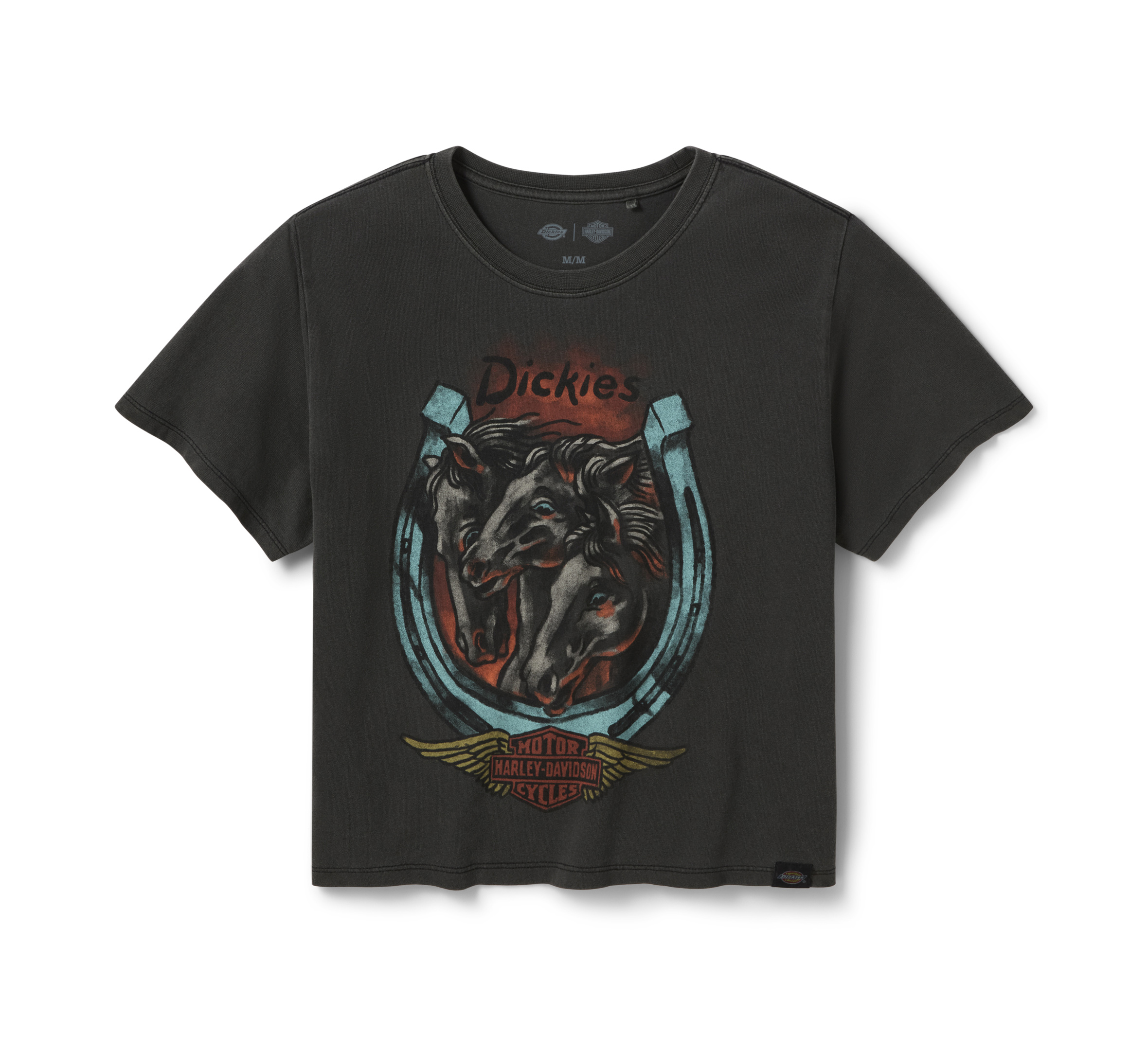 Women's Dickies x H-D Triple Horse Boxy Fit Tee
