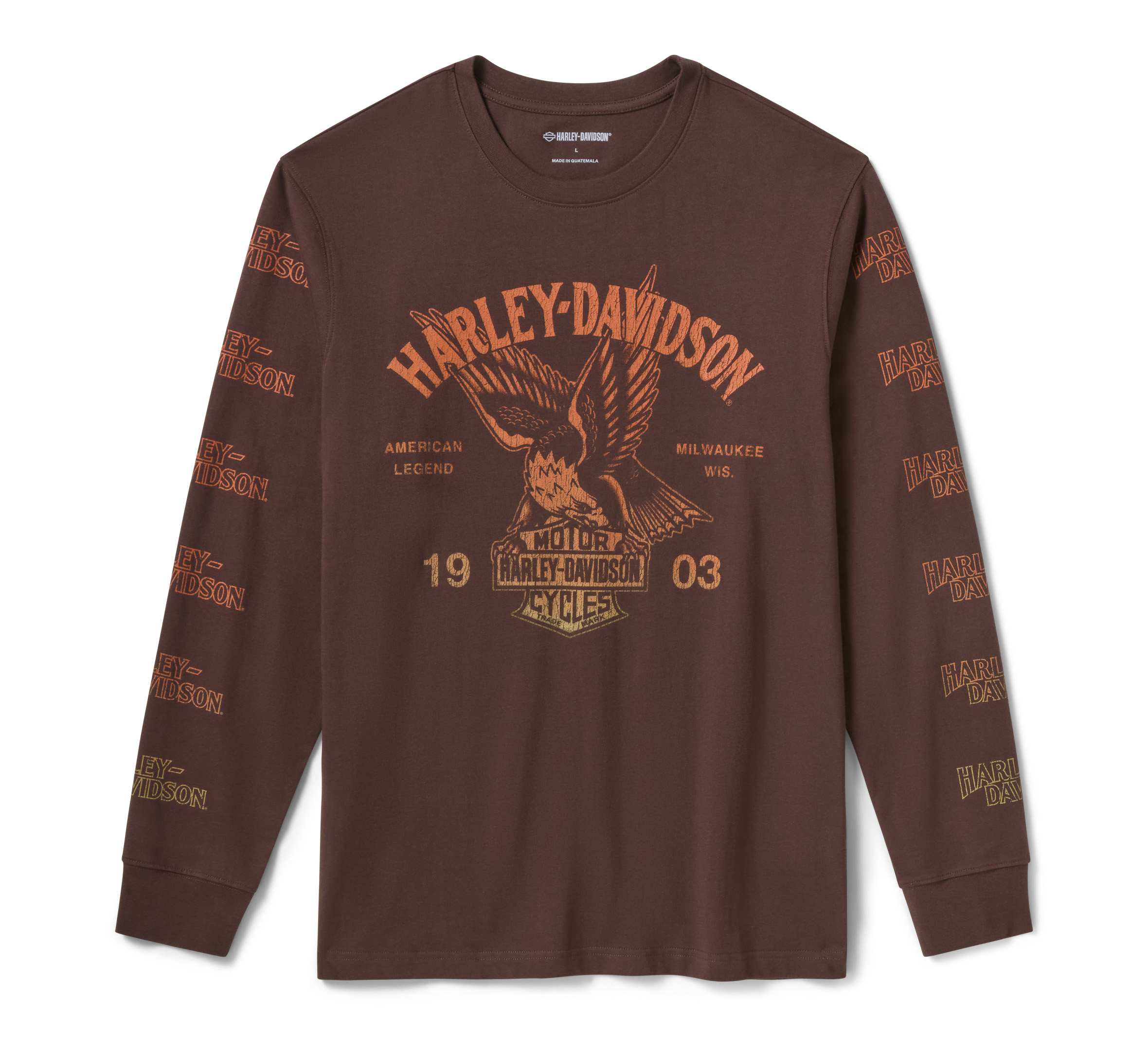 Men's H-D American Classic Eagle Long Sleeve Graphic Tee | Harley