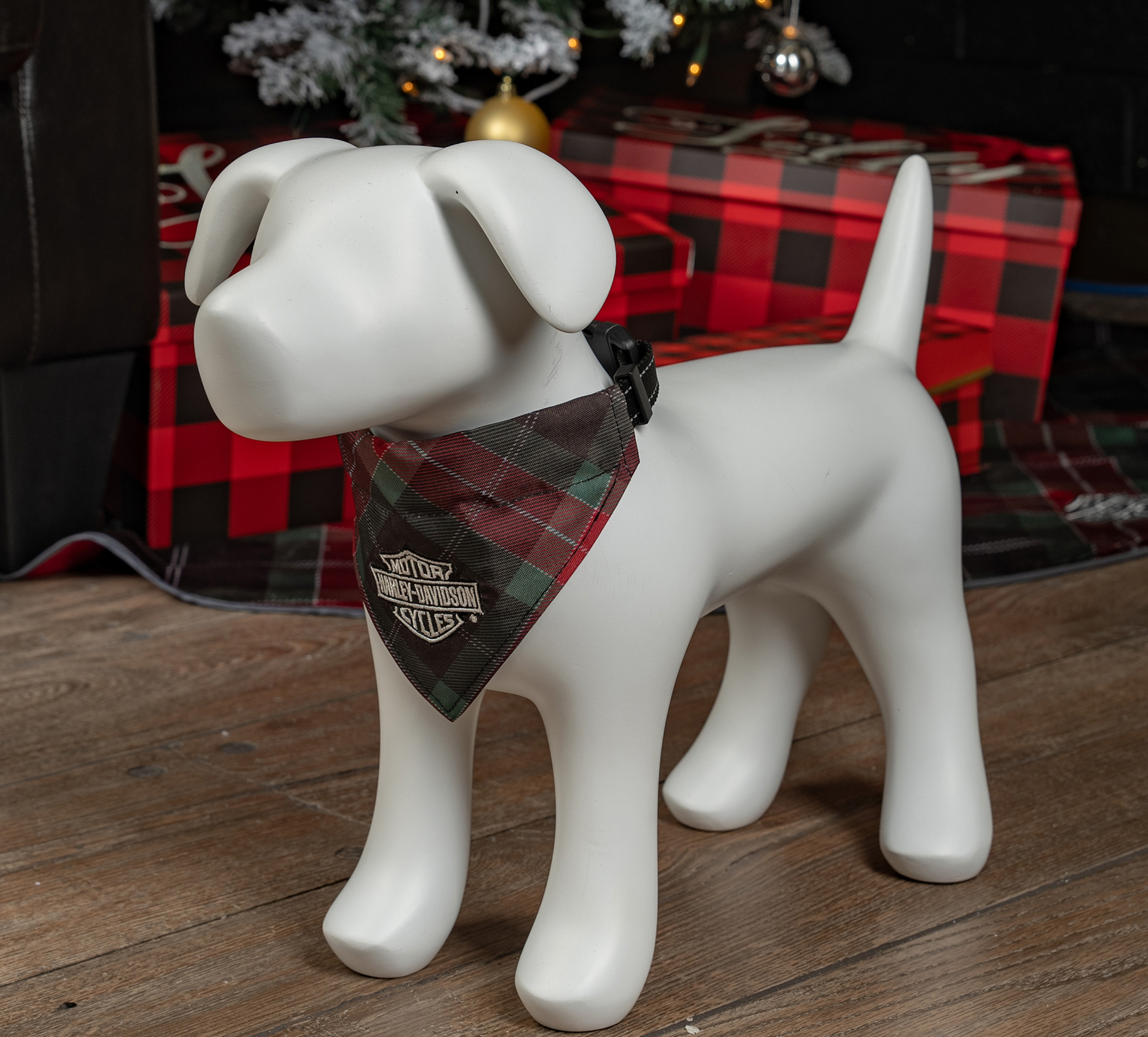 Holiday Plaid Pet Bandana