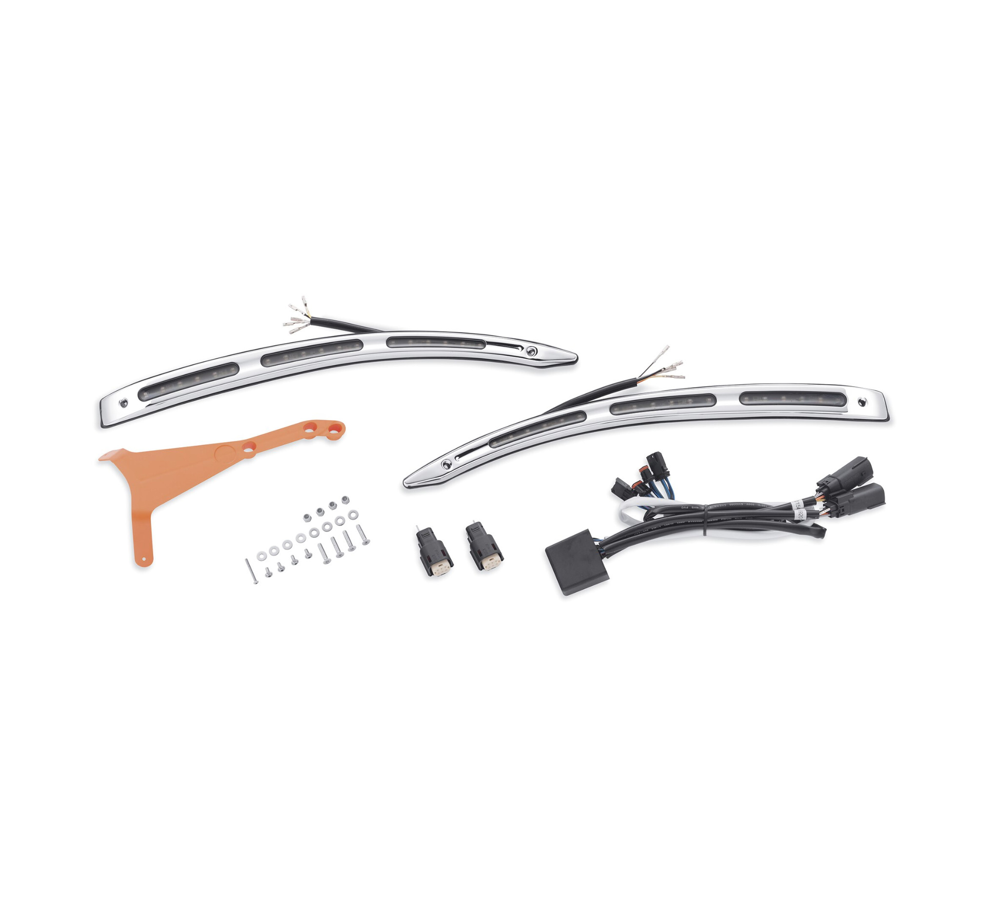 Electra Glo Illuminated Fairing Accent Trim - Chrome