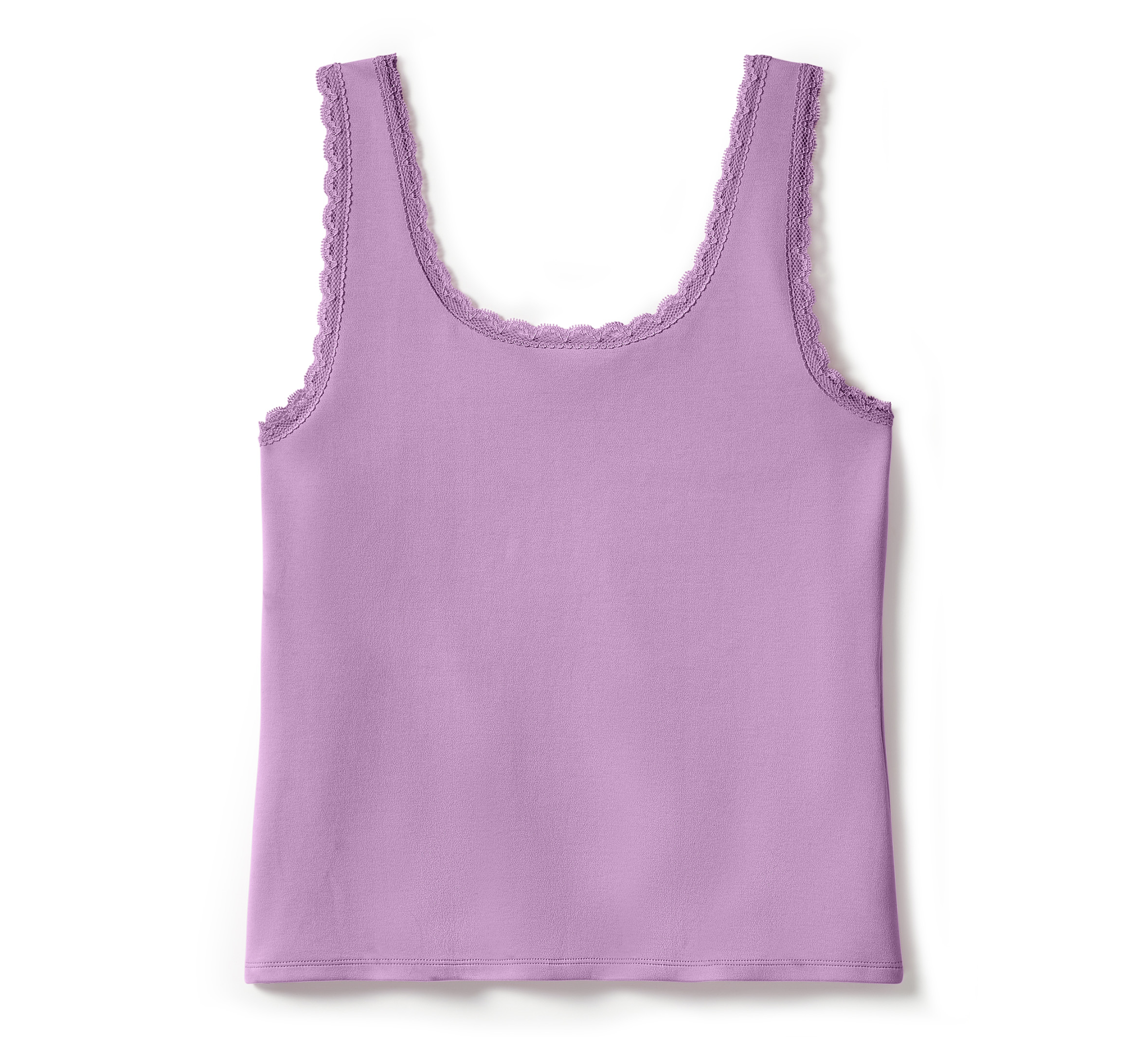 Women's Essential Bling Lace Trim Tank