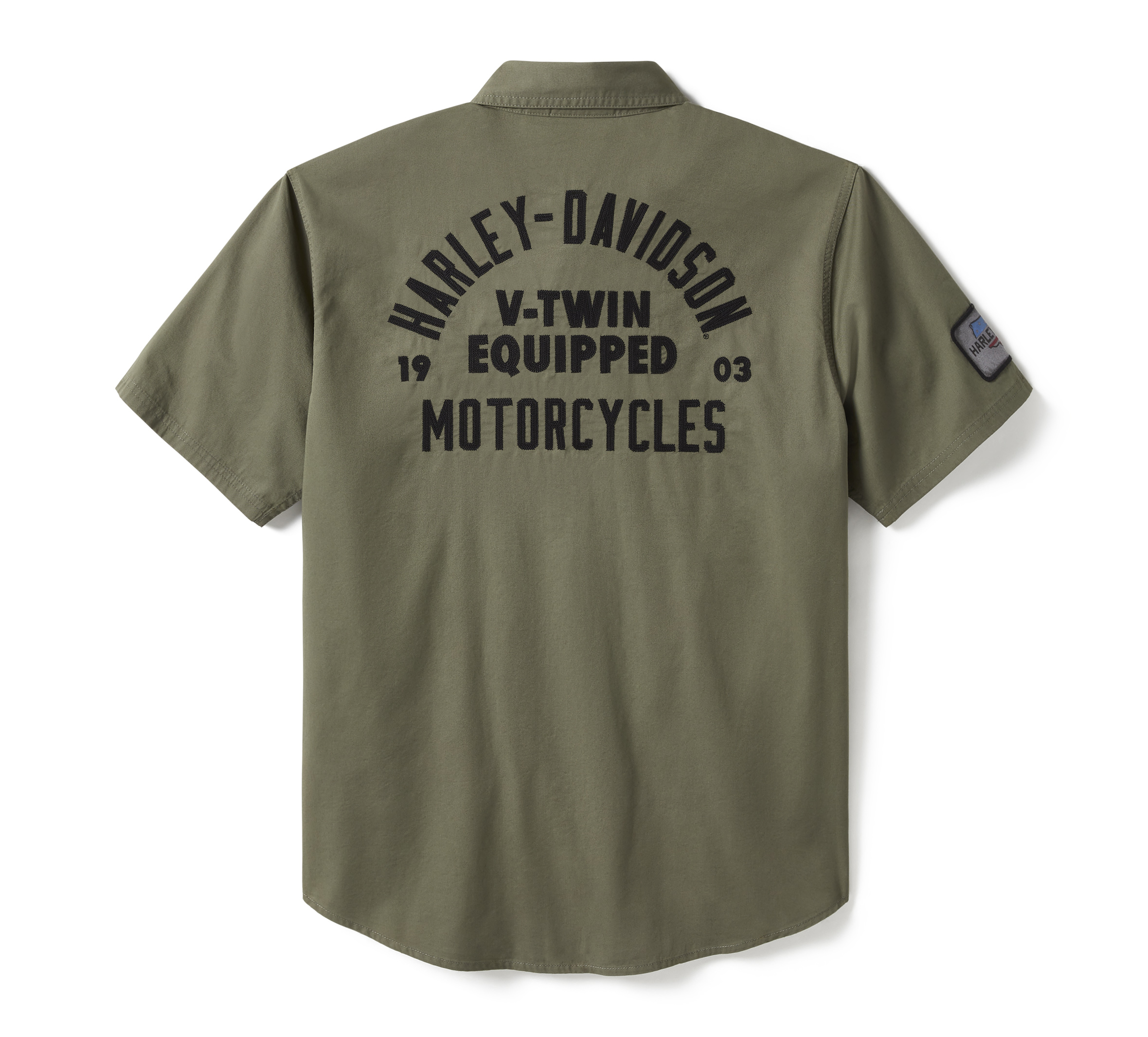 Men's V-Twin Equipped Solid Mechanics Shirt