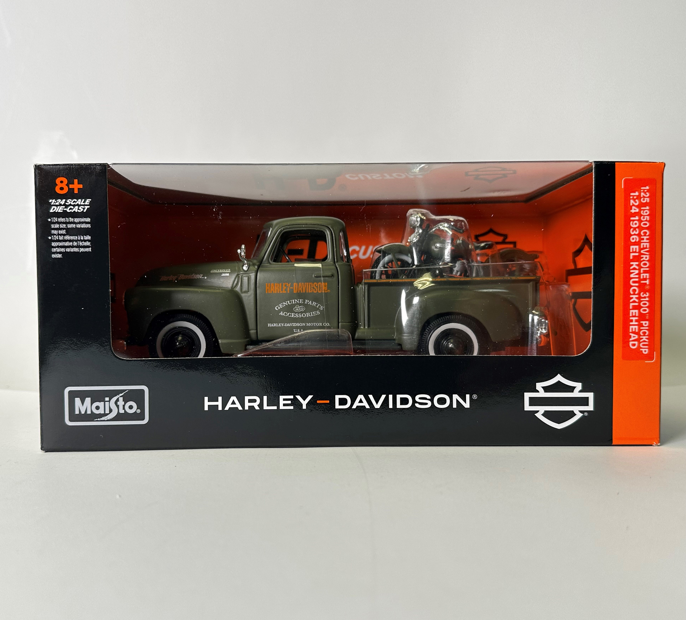 1:24 H-D '48 FL Panhead + 1950 Chevrolet 3100 PU | Harley-Davidson USA