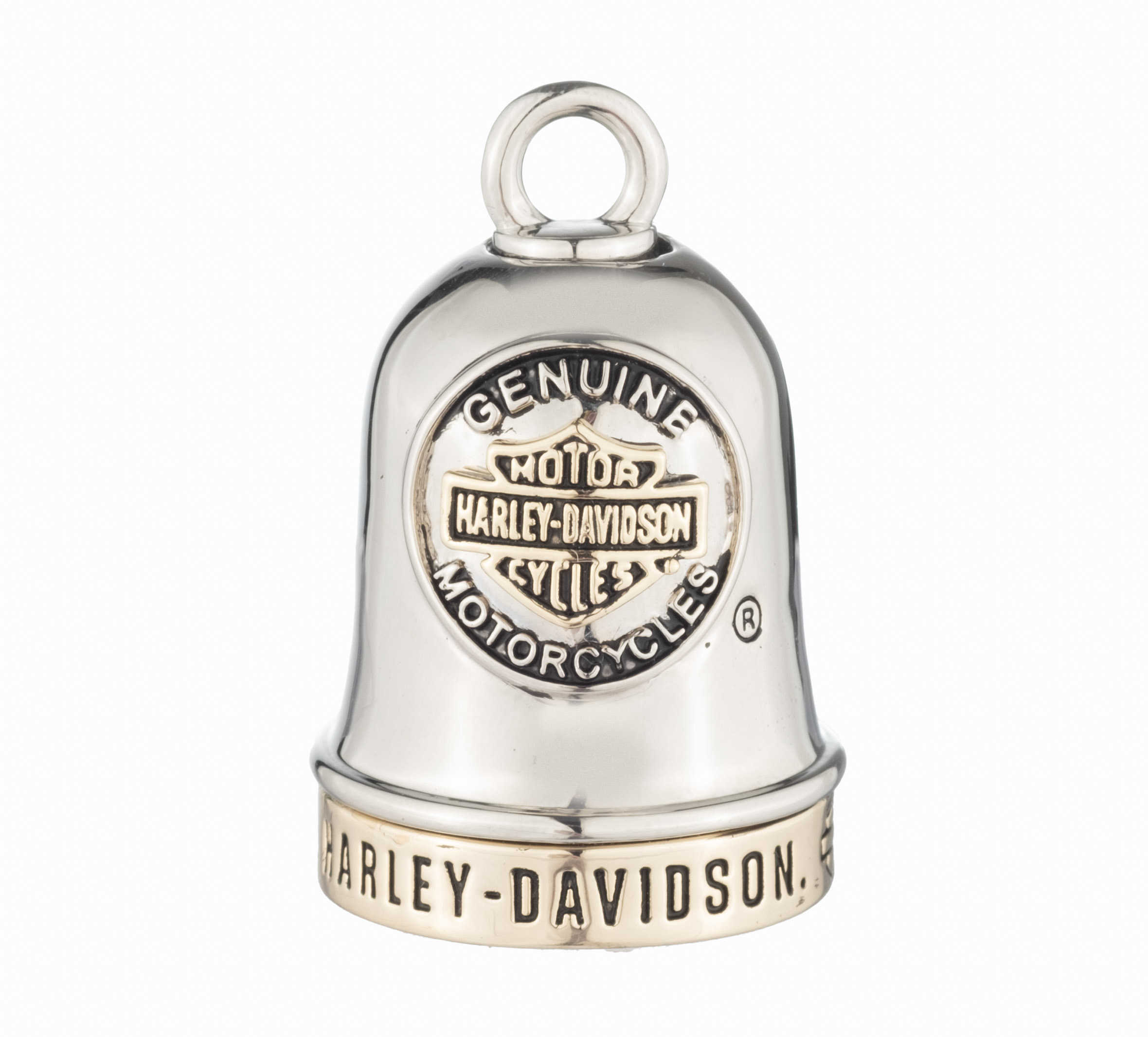 Brass Ribbed Edge Logo Ride Bell | Harley-Davidson USA