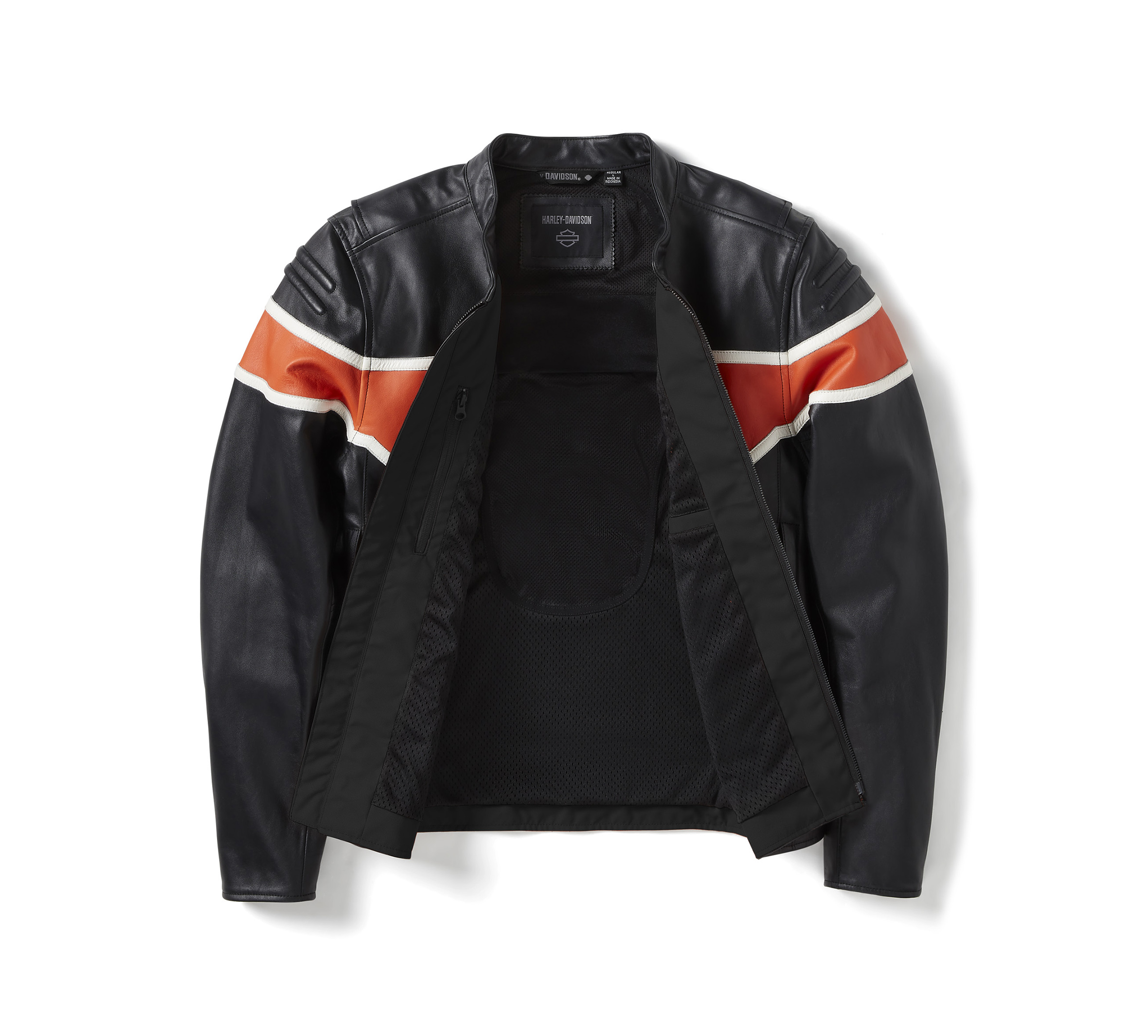 Men's H-D® Trenton Leather Riding Jacket