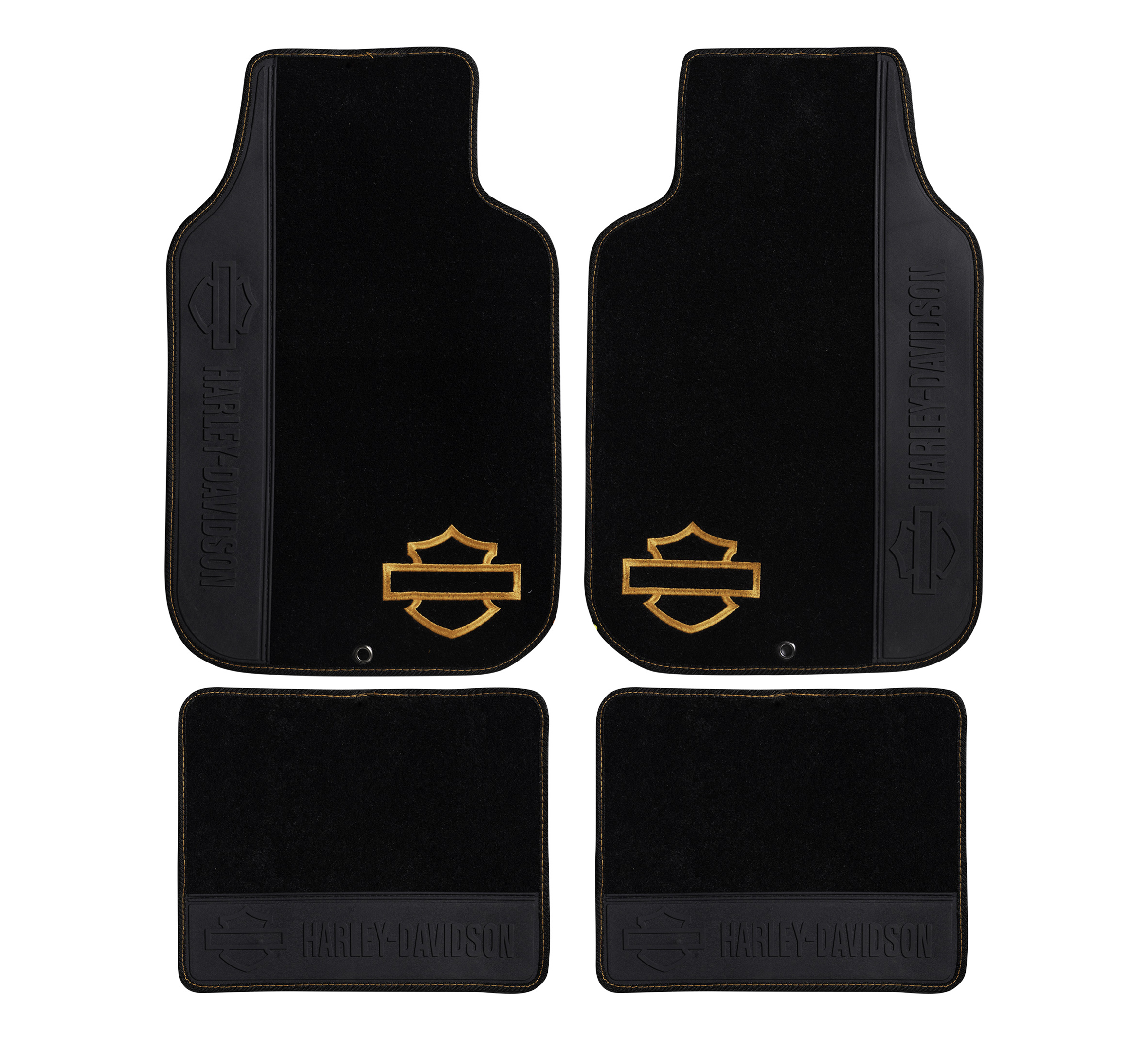 Carpeted Floor Mat Set of 4 Pieces