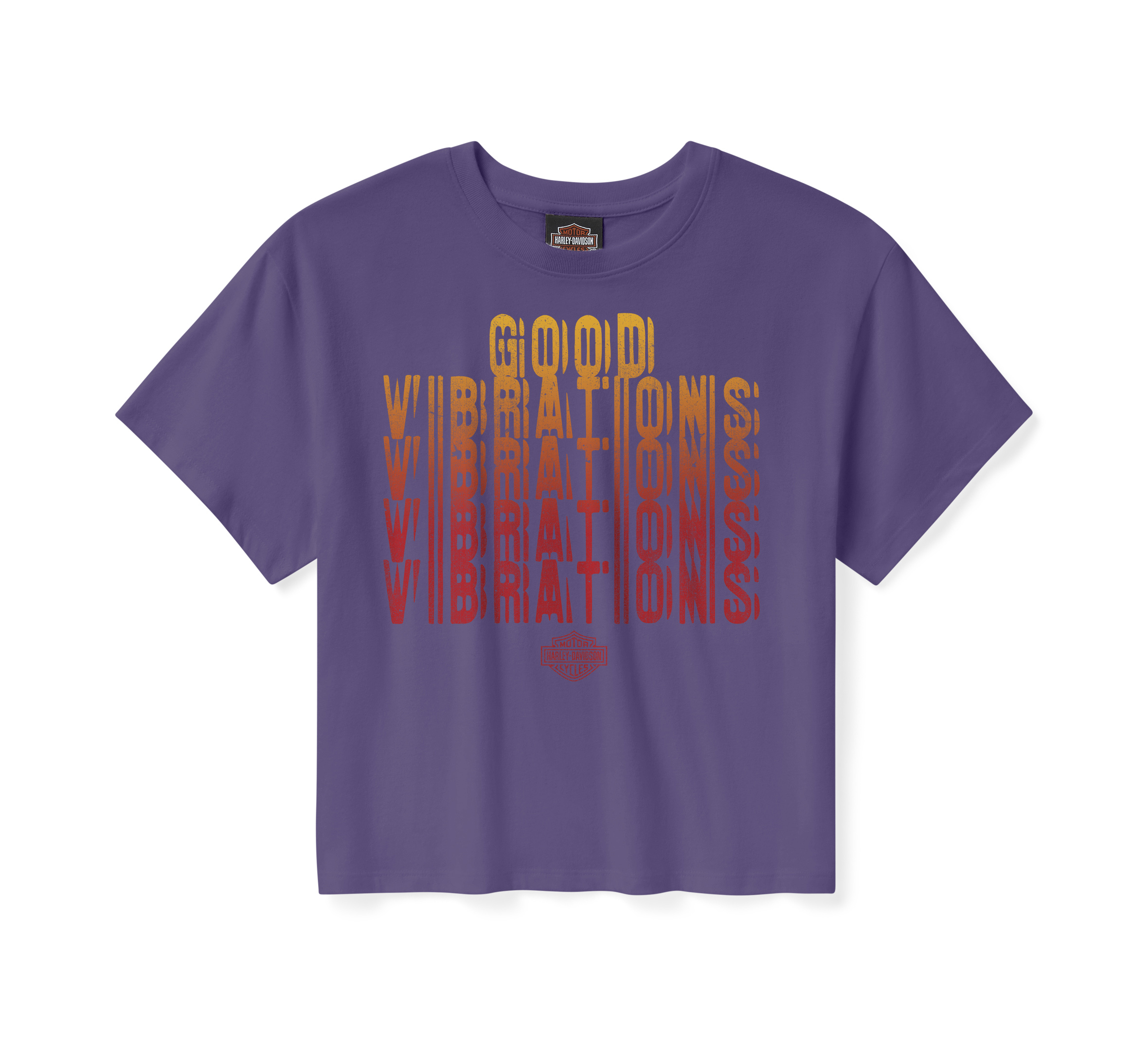 Women's H-D Good Vibrations Boxy Crop Tee
