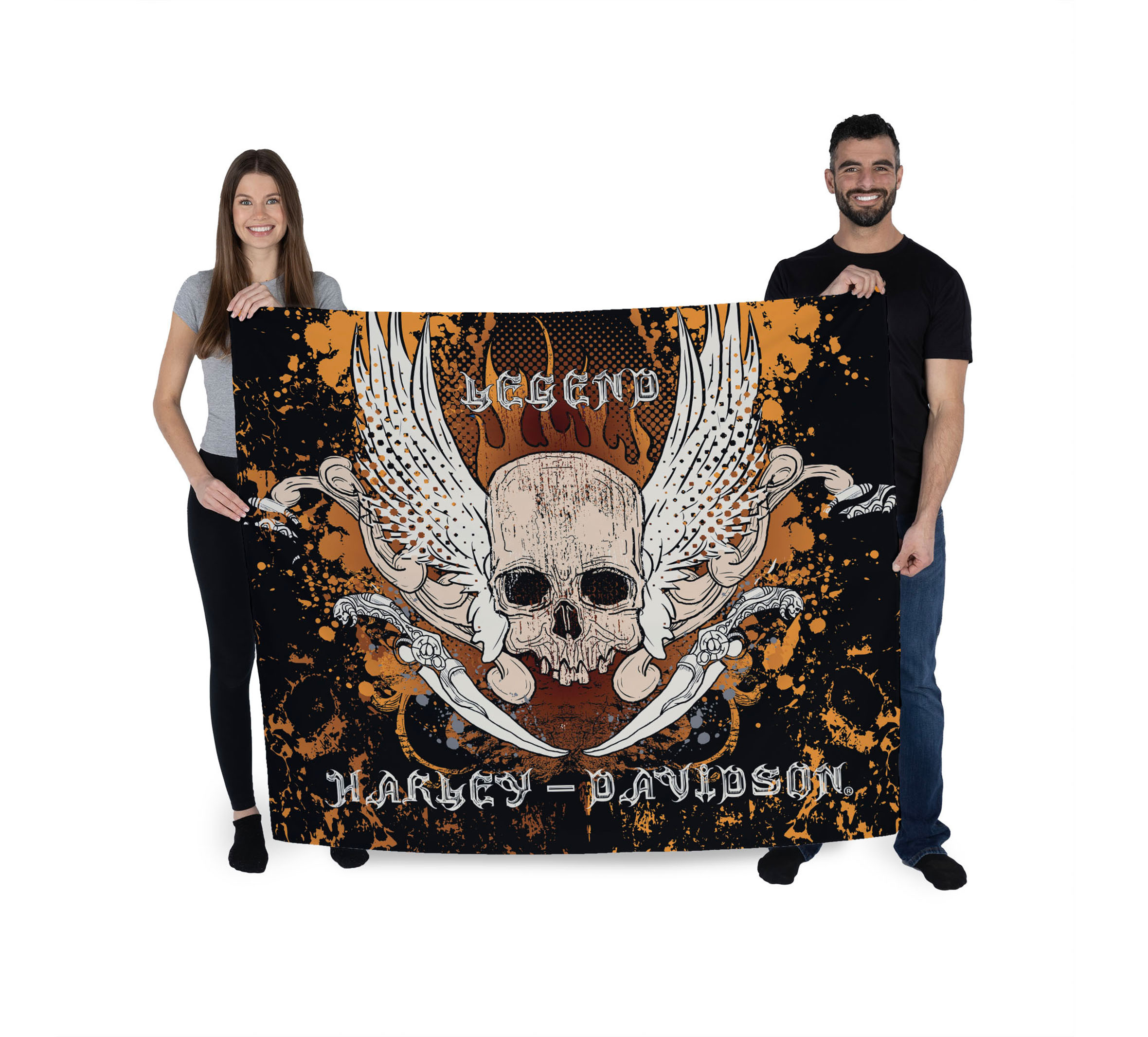 34x40 Skull & Snake Wall Hanging | Harley-Davidson USA