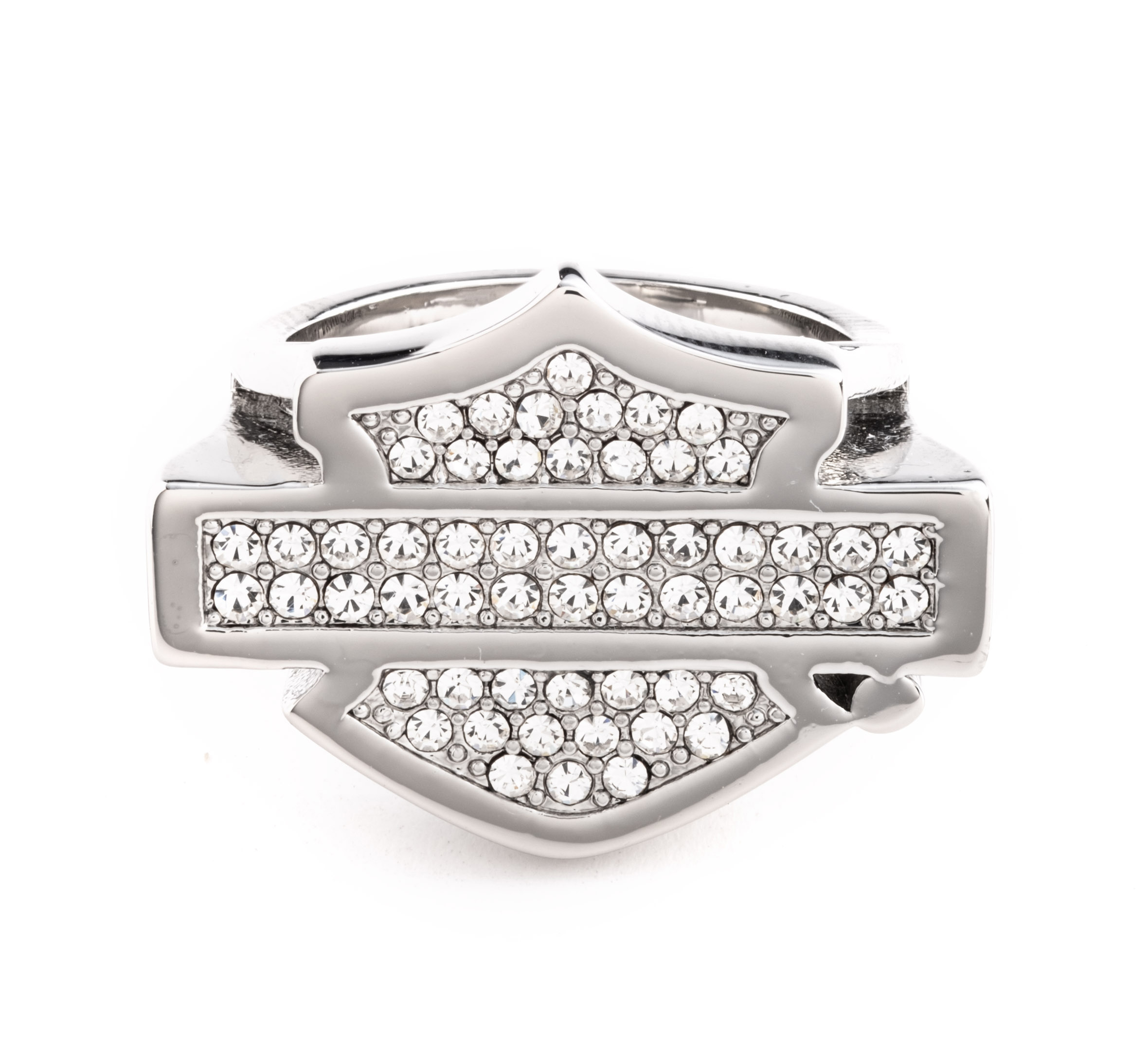 Women's Bling Bar & Shield Statement Ring