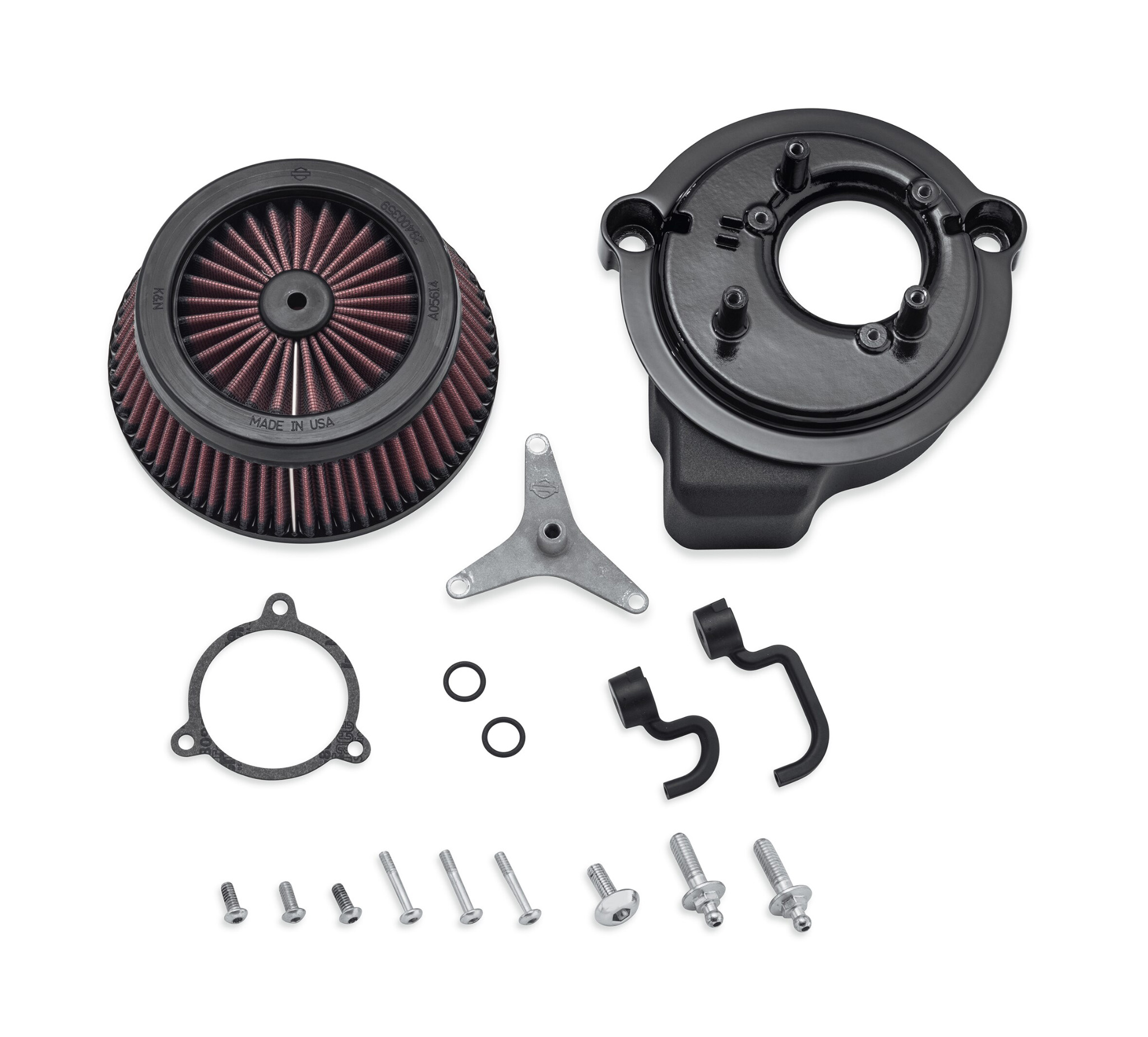 Screamin’ Eagle Round Extreme-Flow Air Cleaner - Center Bolt