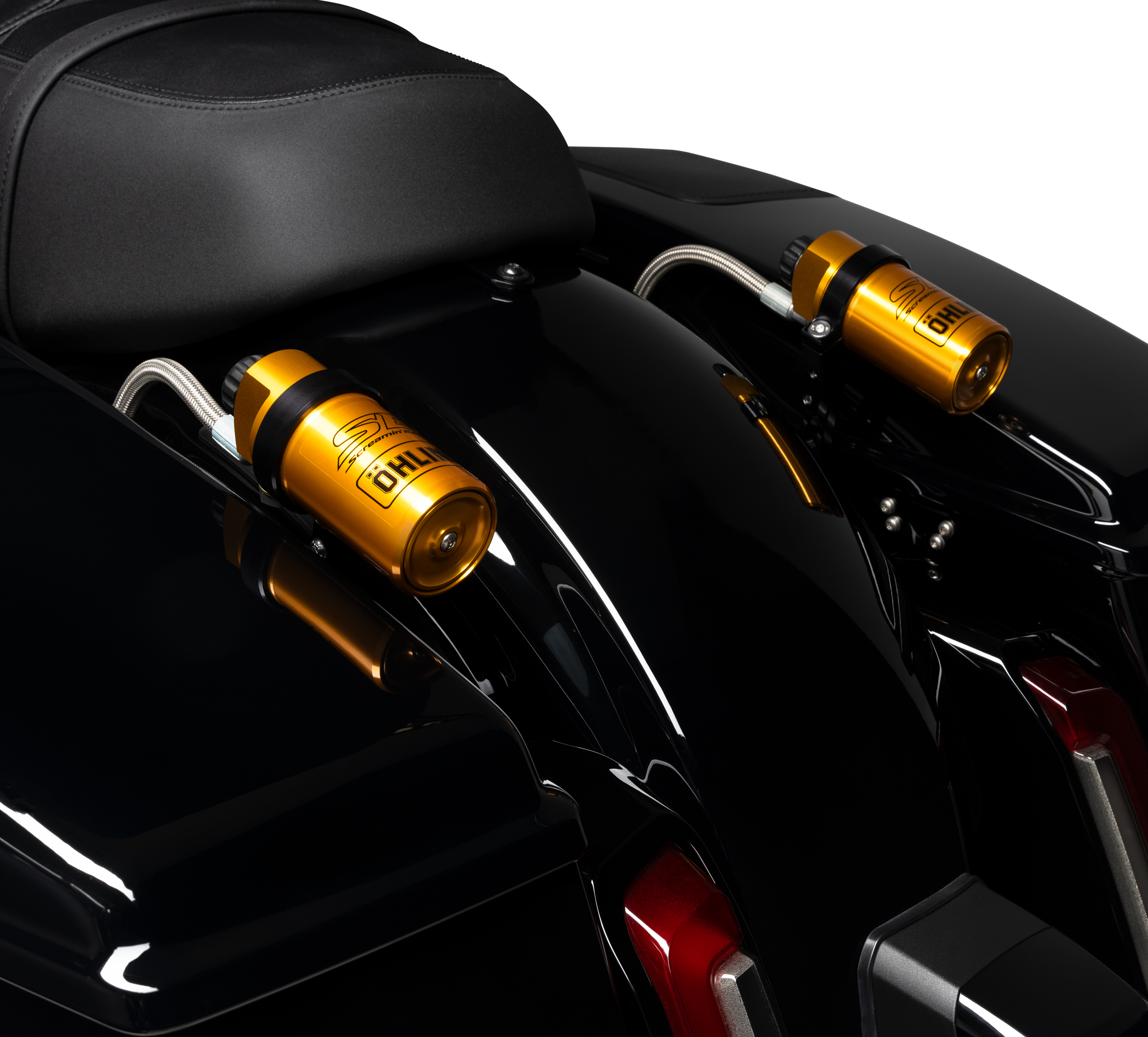 Screamin' Eagle/Öhlins Remote Reservoir Rear Shocks