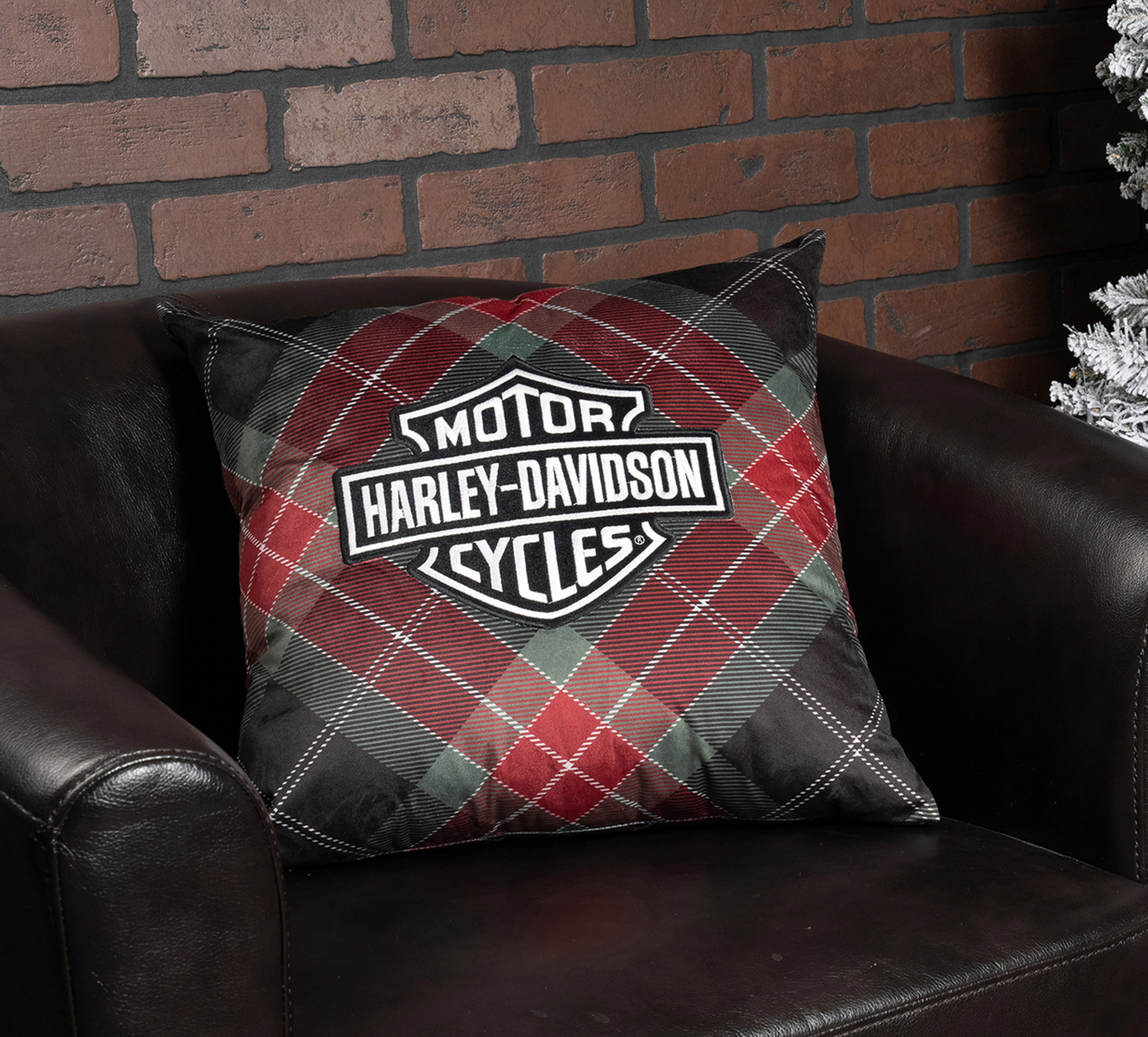 Holiday Plaid Pillow