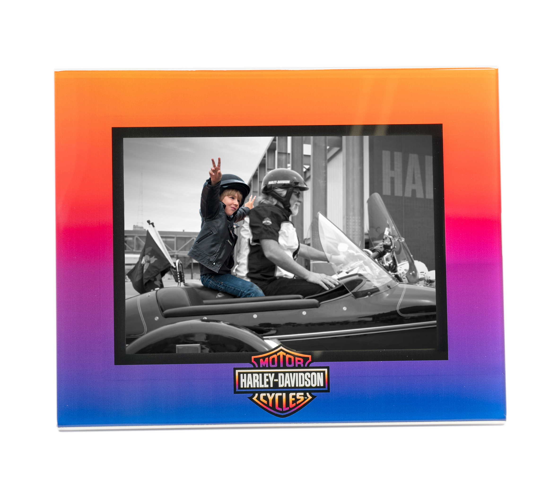 Bar & Shield Picture Frame