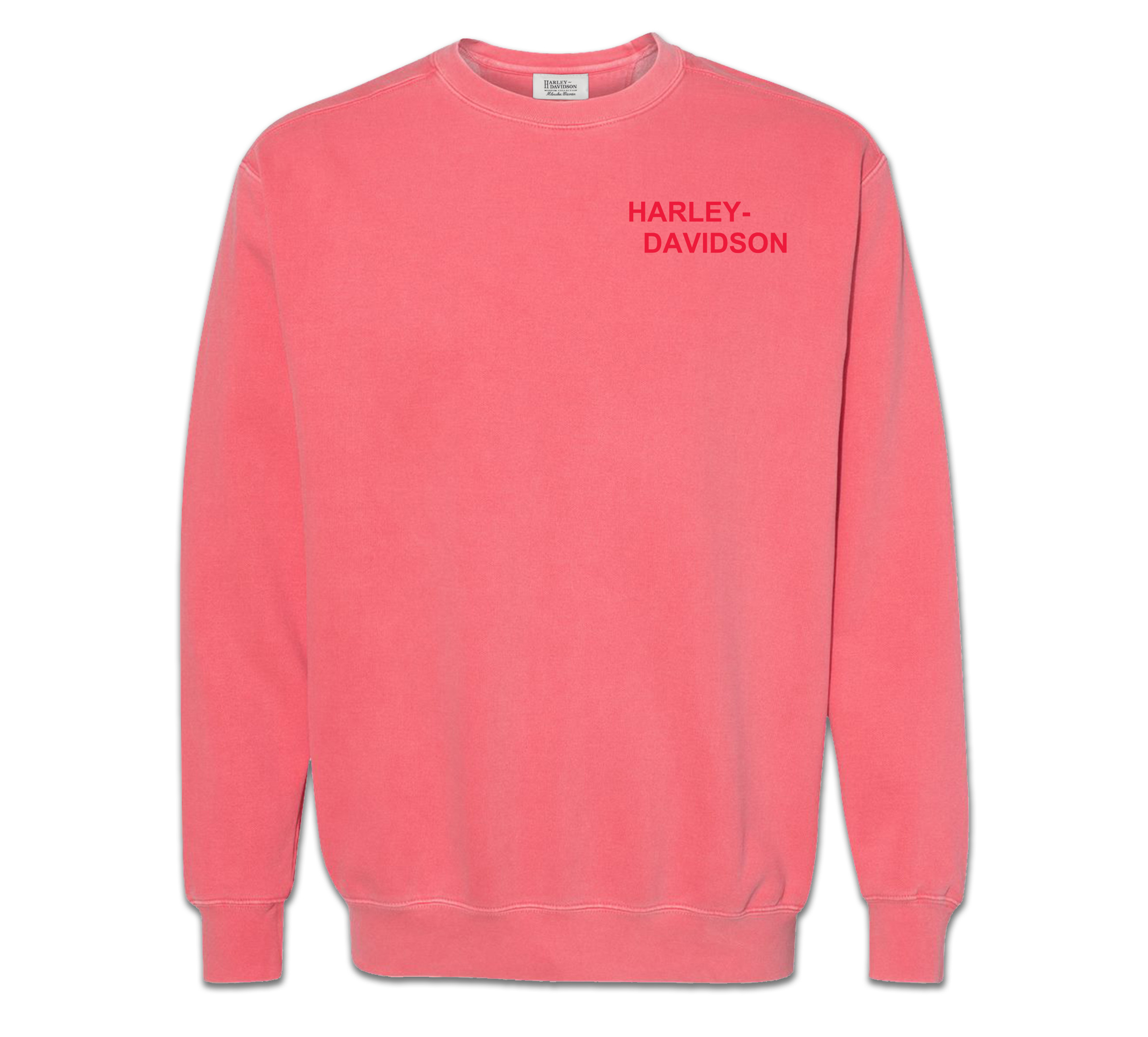 Women's Oversized H-D Moto Co. Print Crew