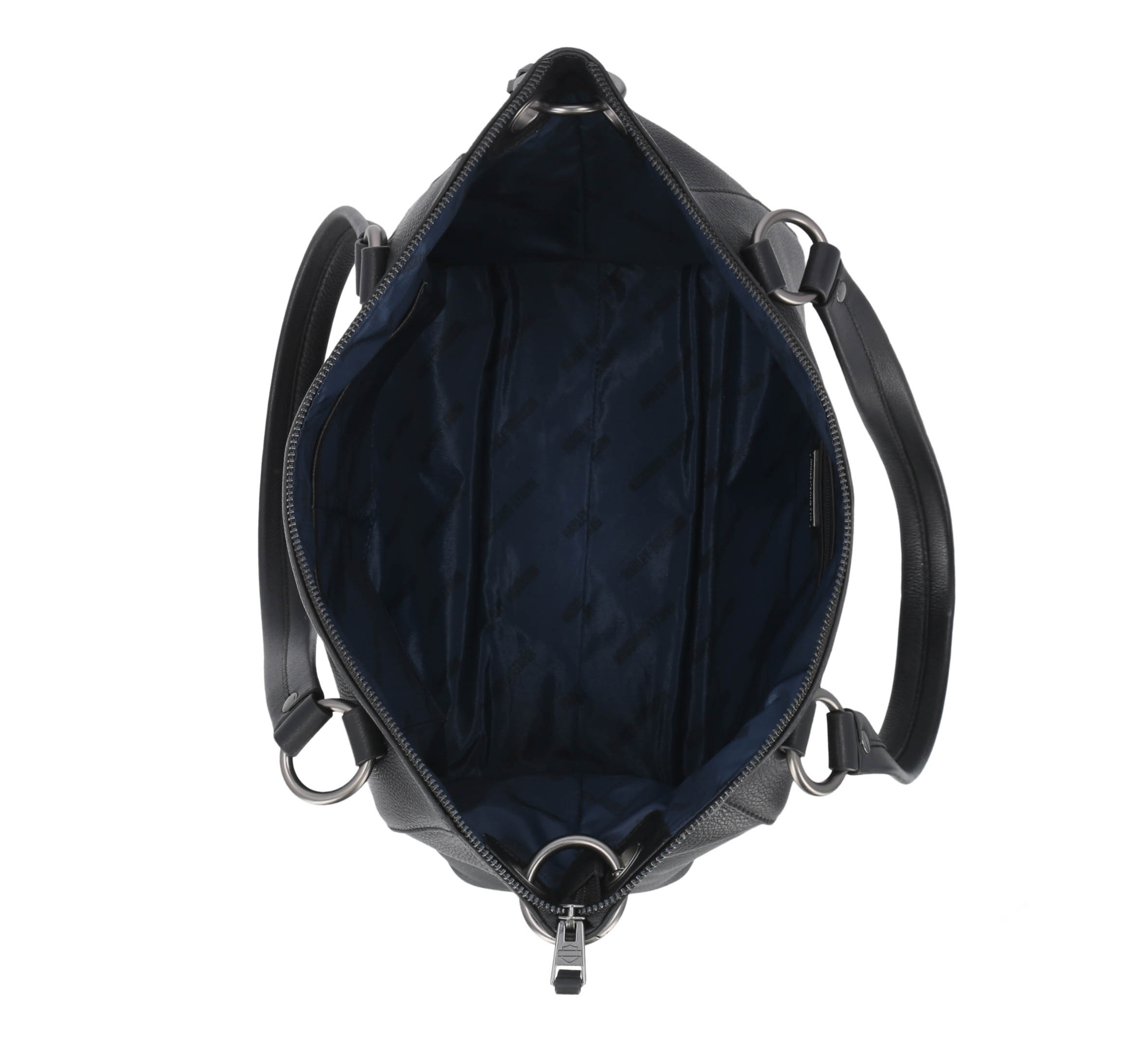 Sac à main classique en cuir pour femmes, noir