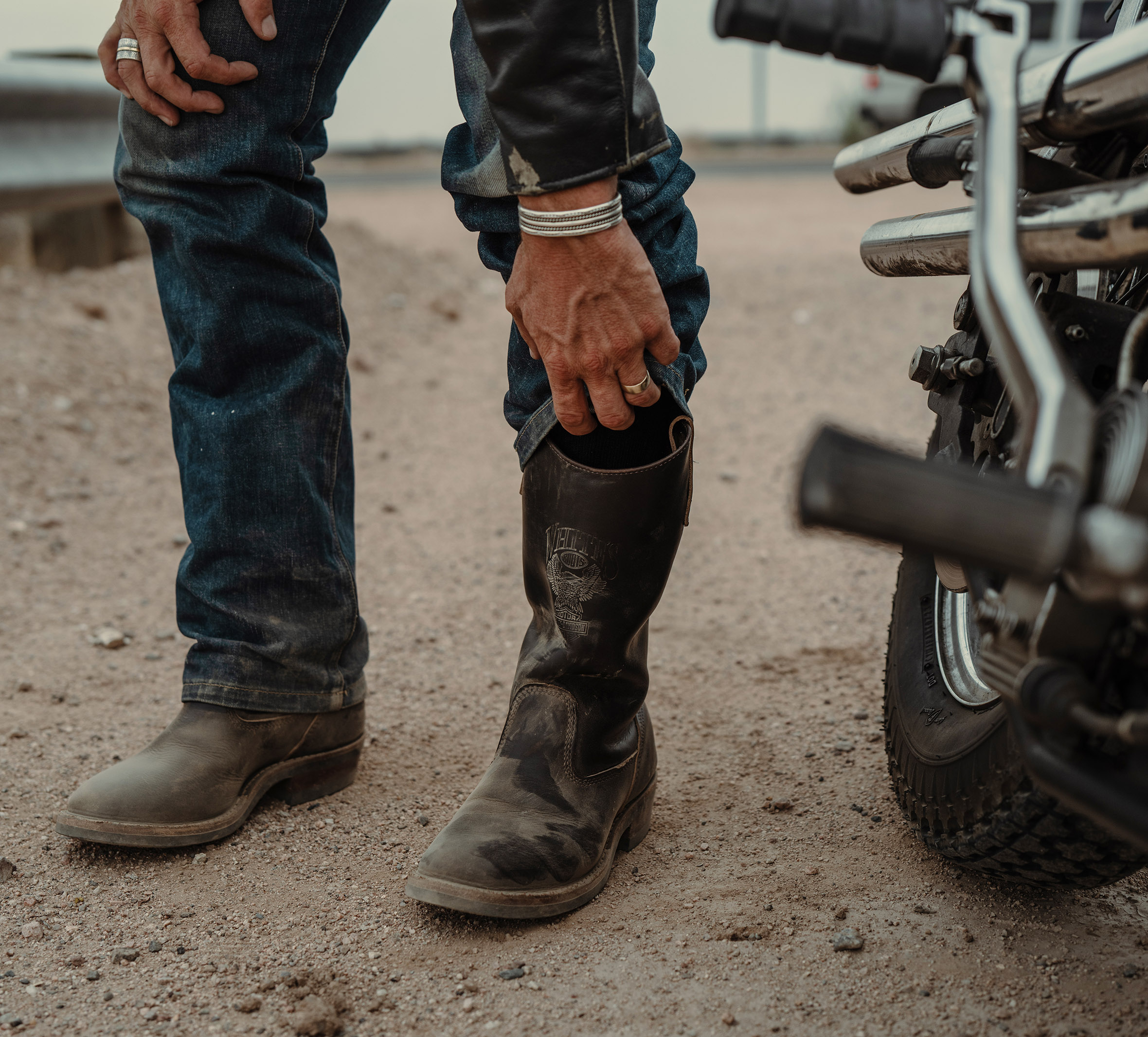 White's Boots x Harley-Davidson Stockman Pull-On