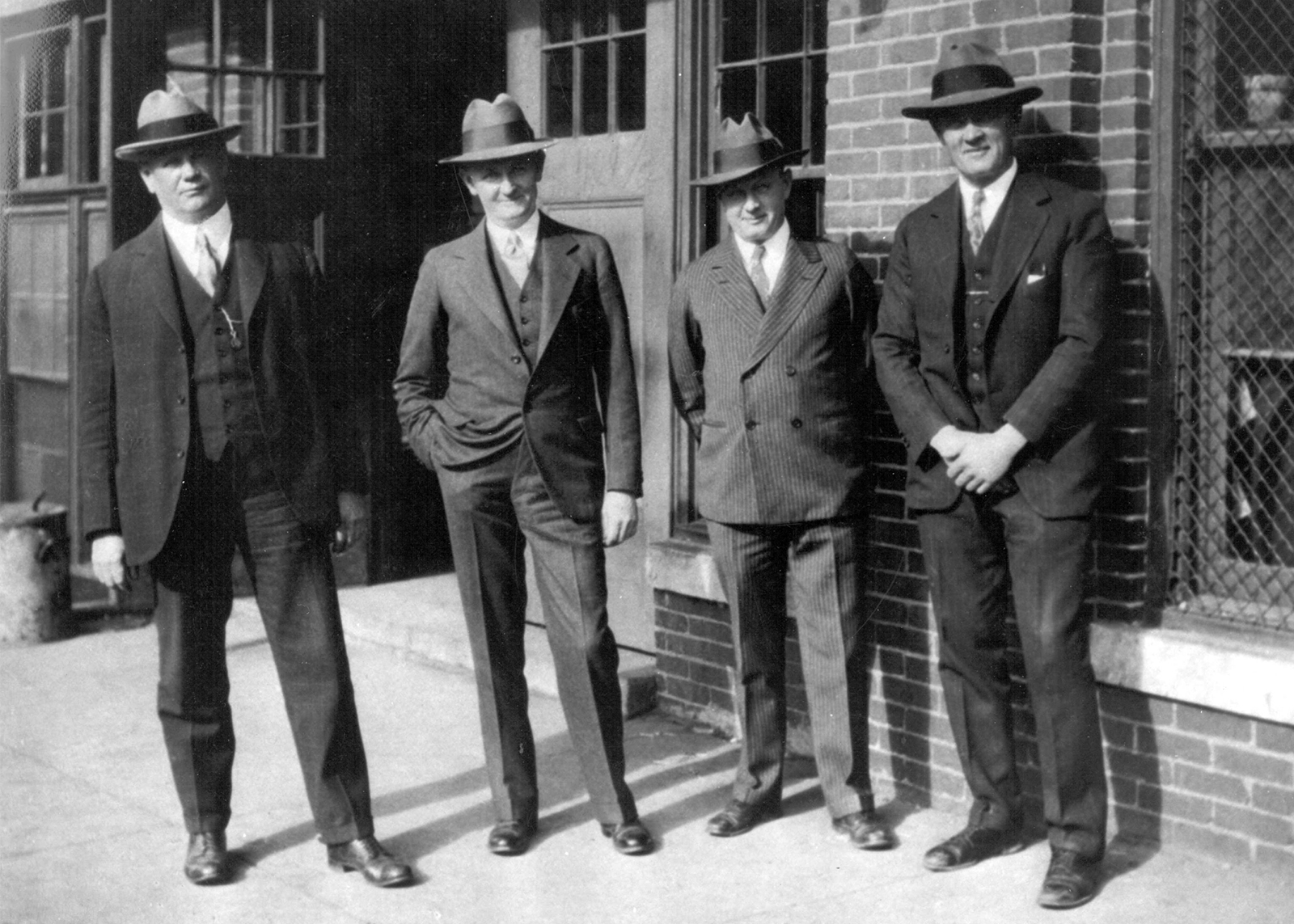 Harley-Davidson's founders pose for a photo