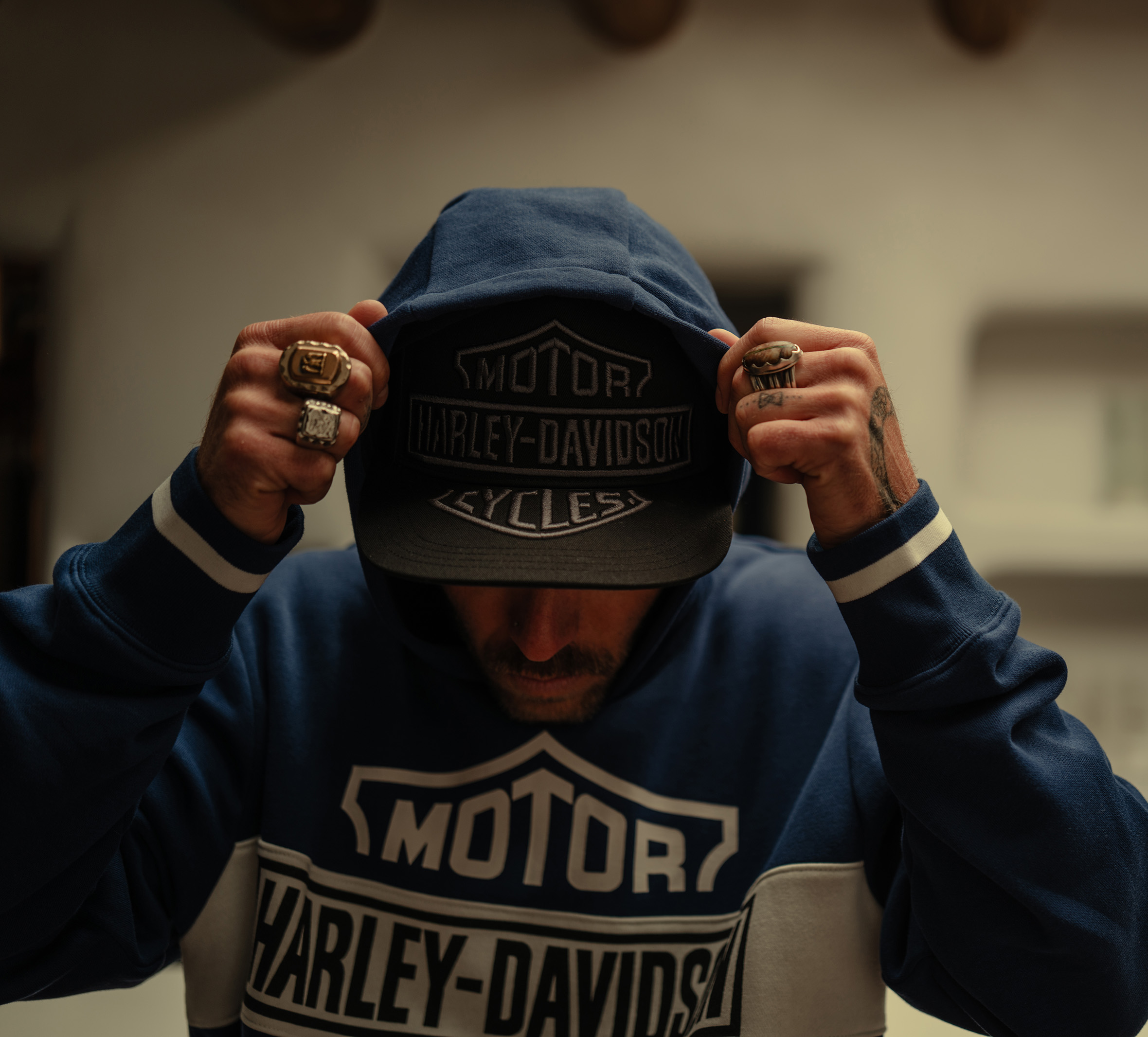 Men's H-D Essential Bar & Shield Panhead Fitted Cap | Harley