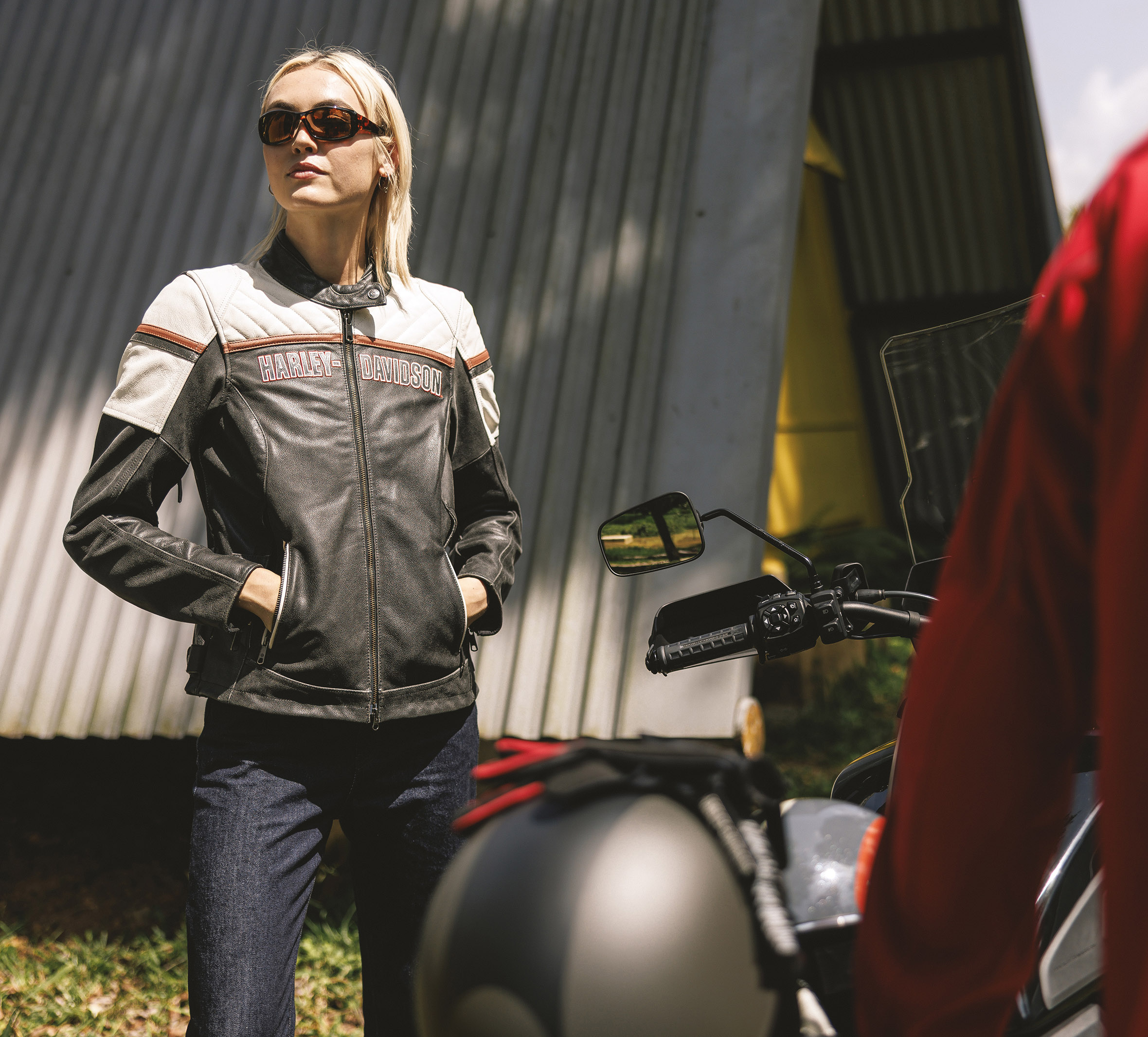 Women's H-D Miss Enthusiast III Leather Riding Jacket