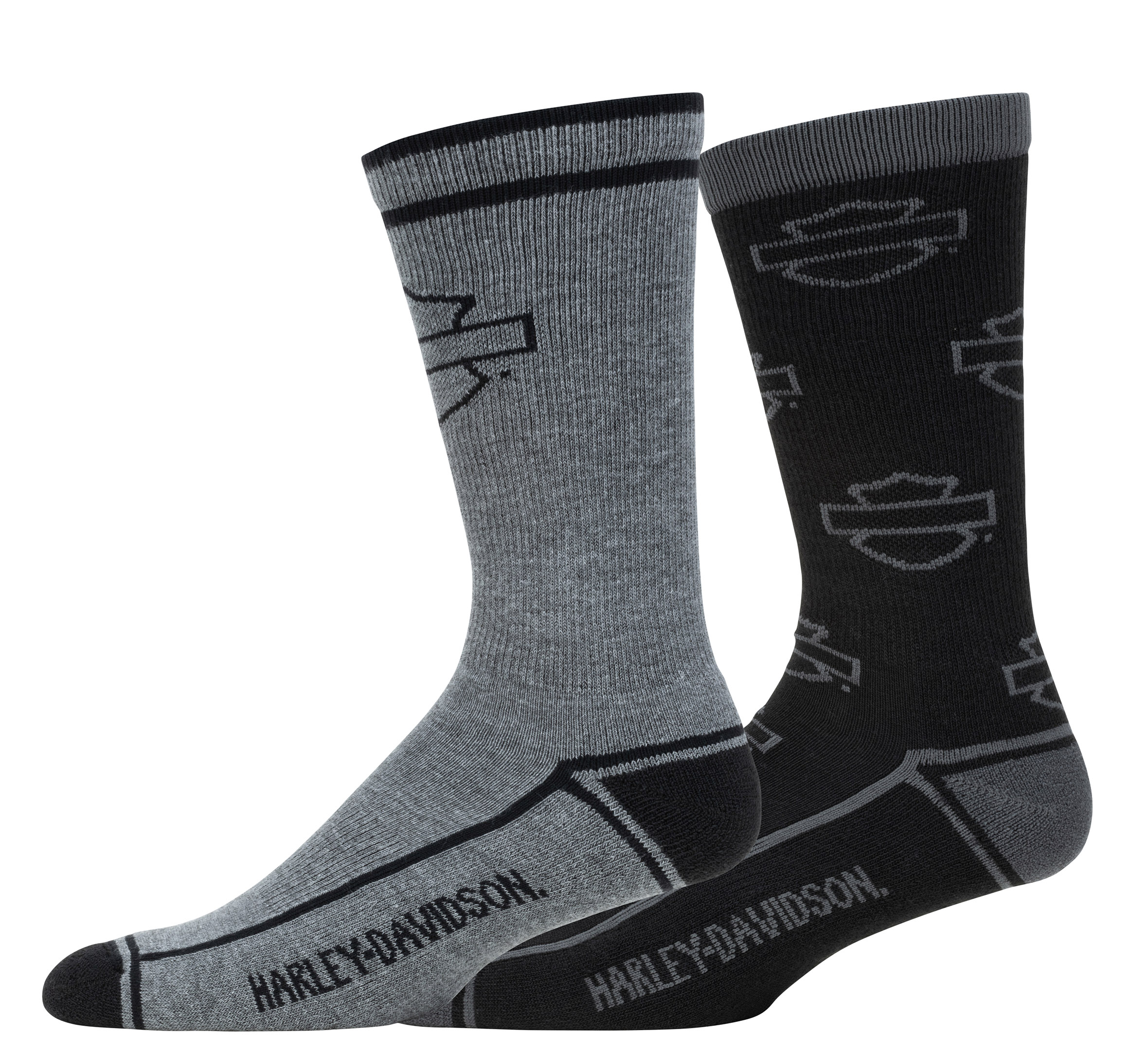 Men's 2 Pack Open Bar & Shield, ULTRA DRI, Crew Socks
