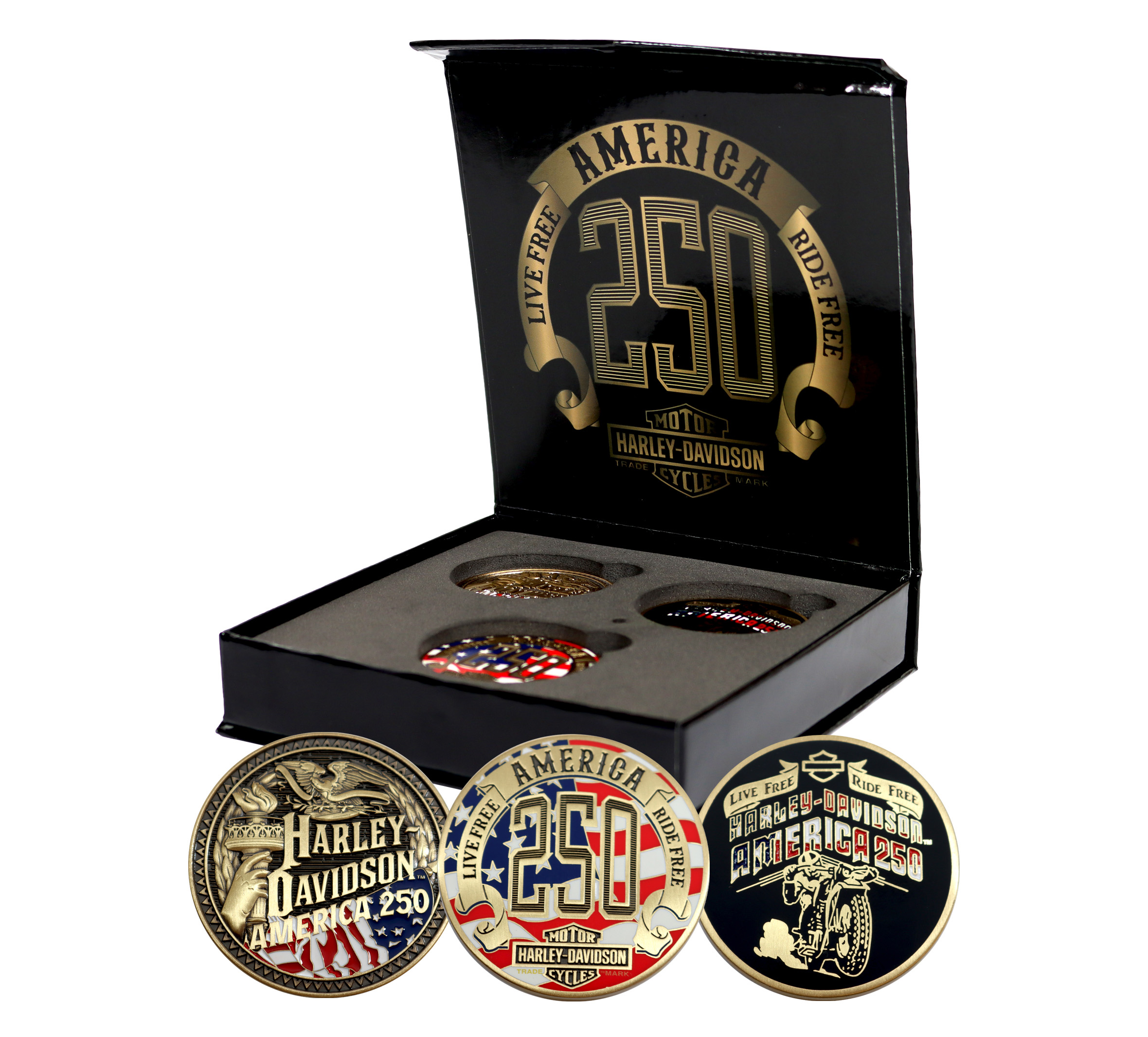 H-D™ America250® Ride Free Series Collector Coin Set