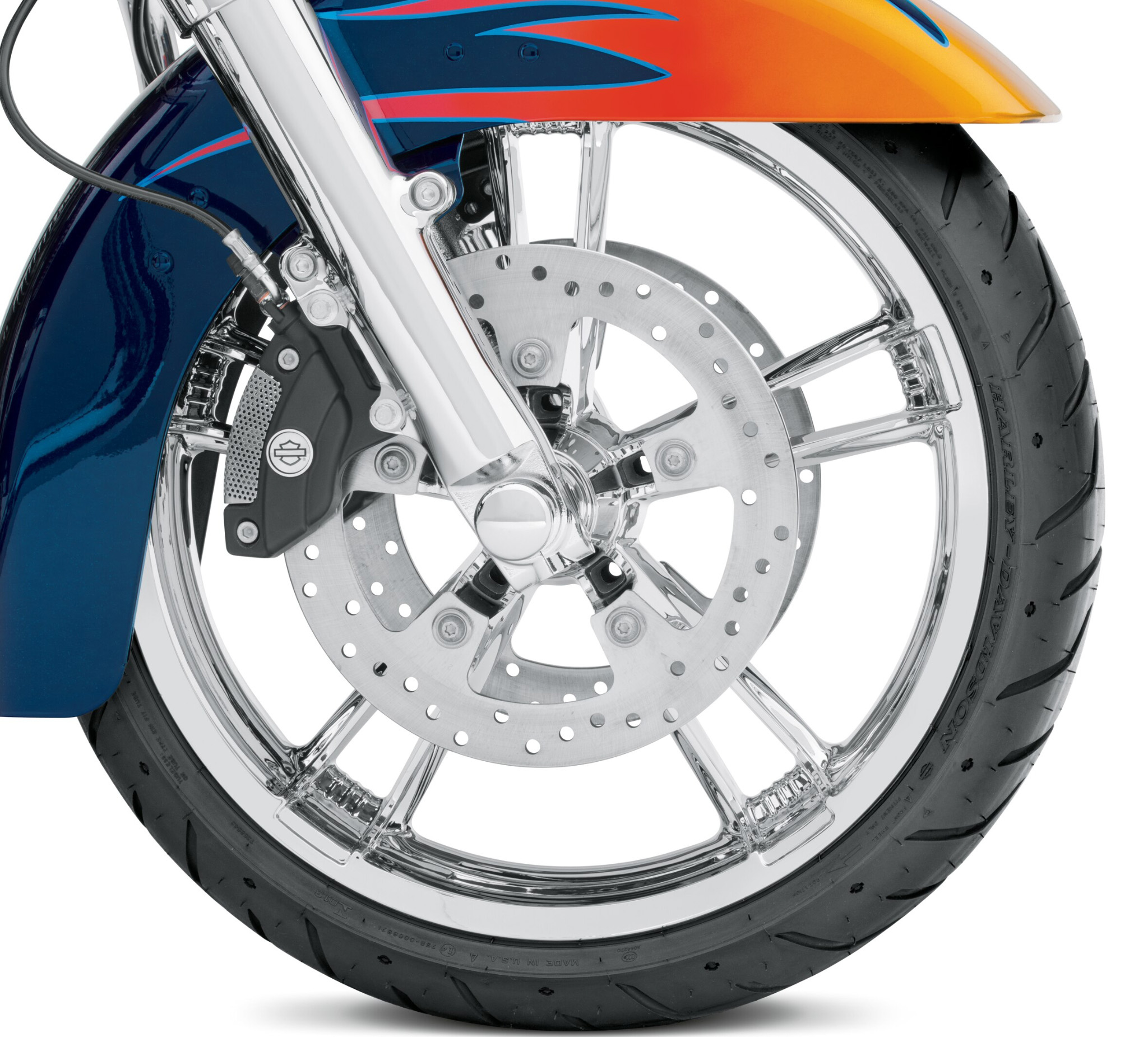 Mirror Chrome Enforcer 19 in. Front Wheel