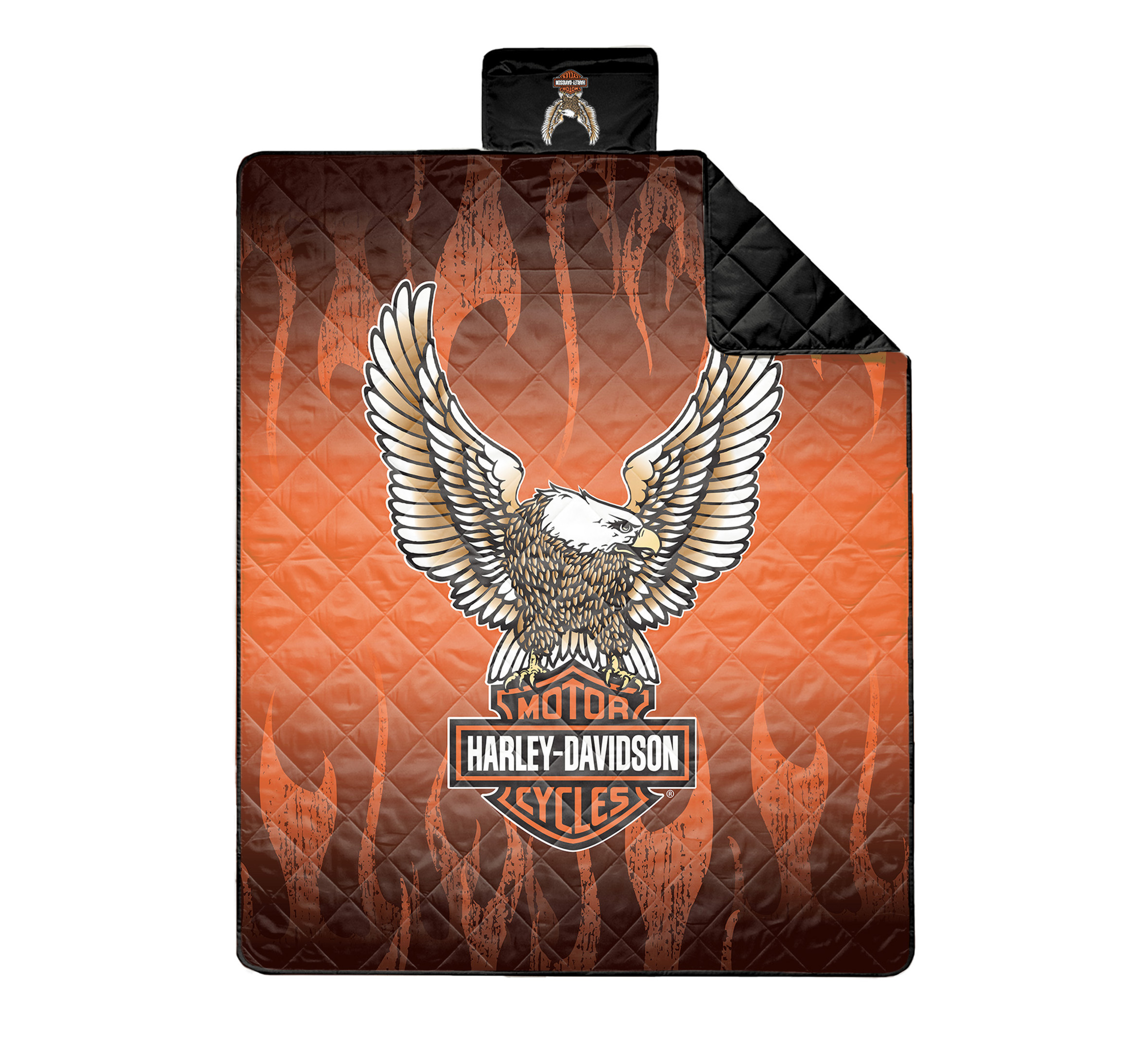 46x60 Flying Flames Silk Touch Throw Blanket | Harley-Davidson USA