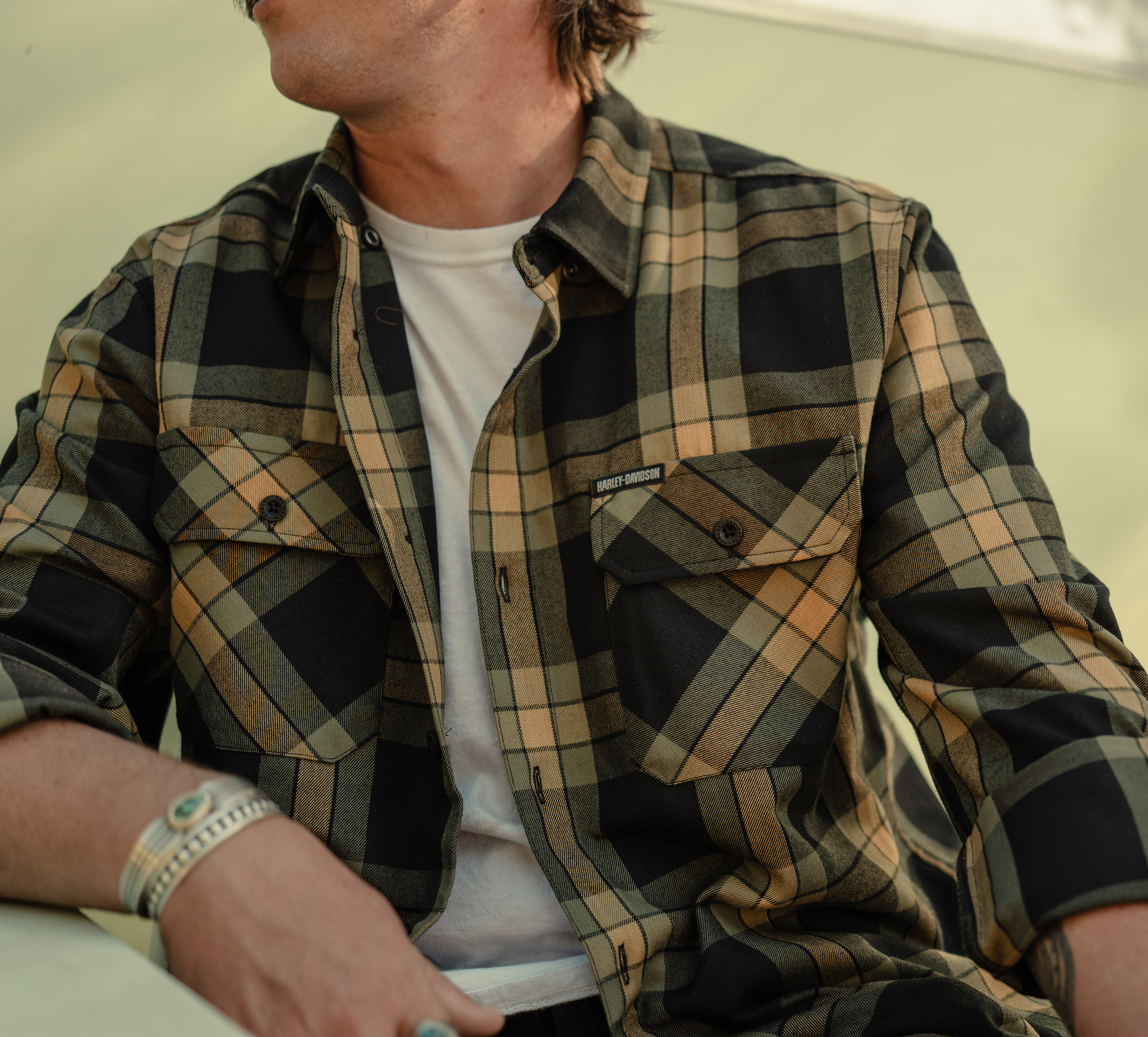 Men's H-D Standard Long Sleeve Plaid Shirt | Harley-Davidson USA