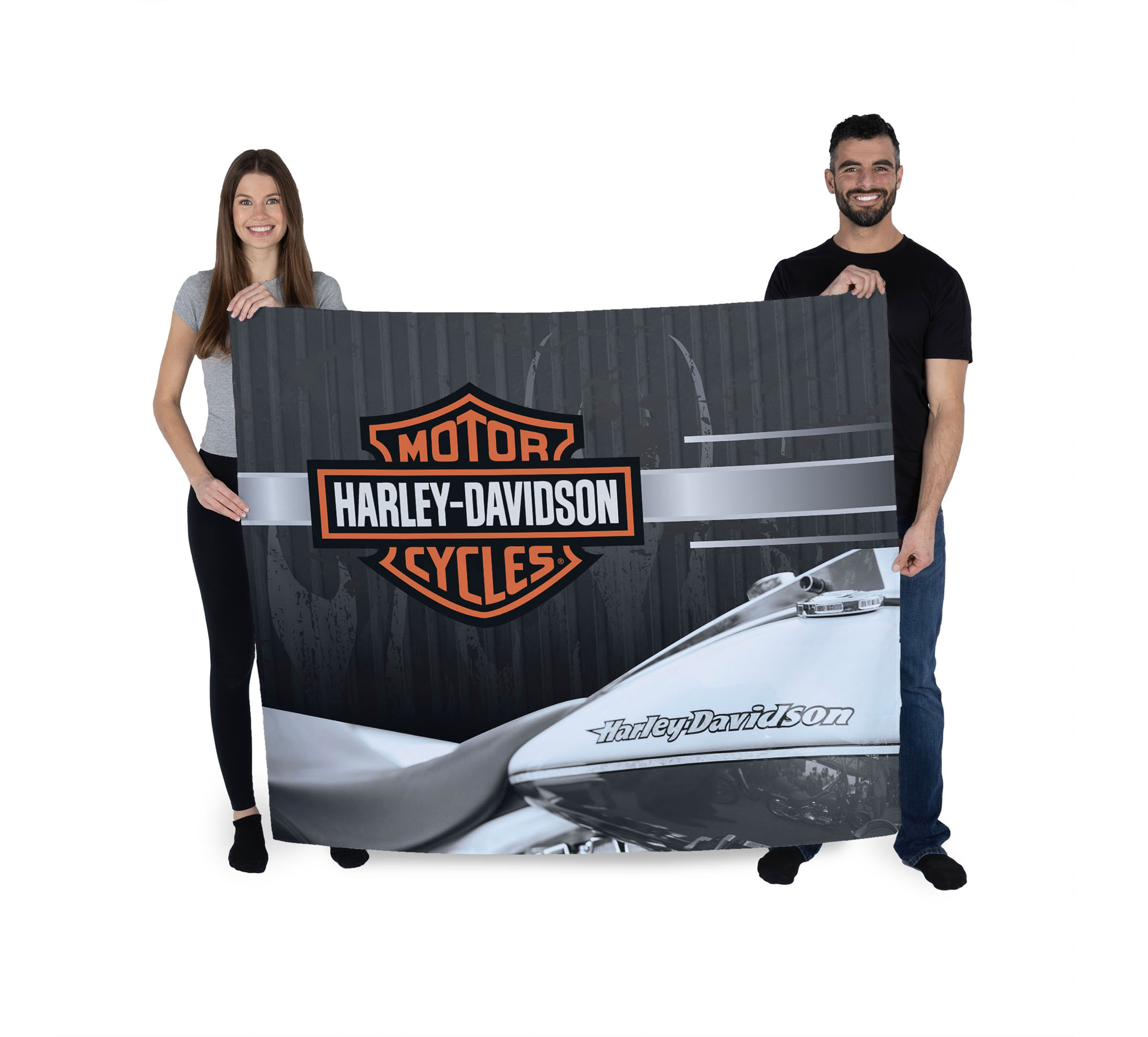 40x34 Chrome Wall Hanging | Harley-Davidson CA