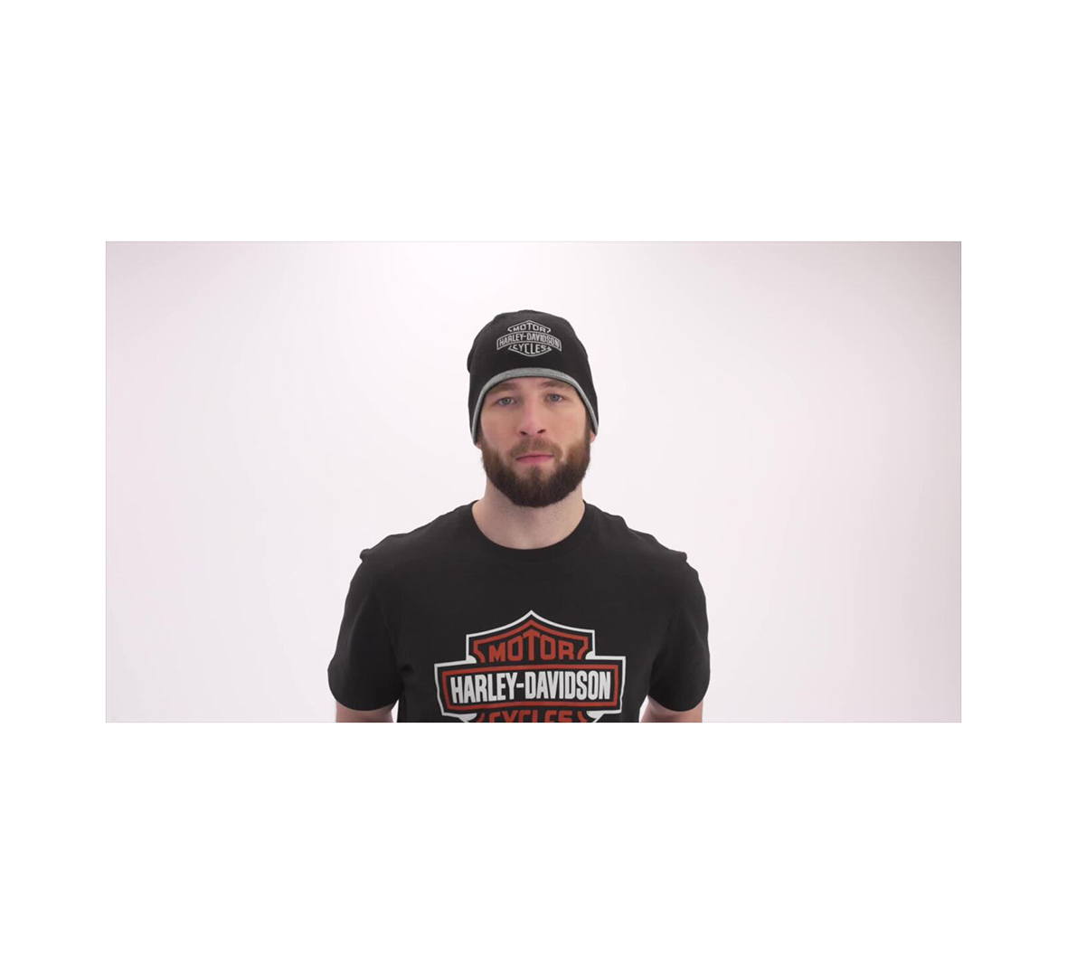 Bar & Shield Knit Beanie