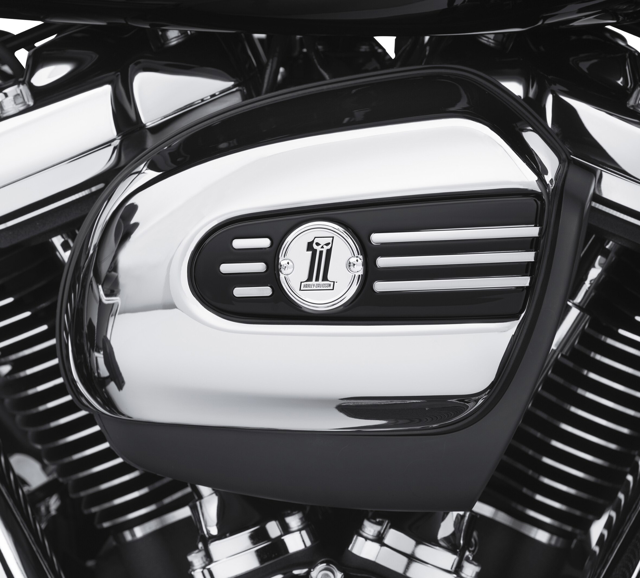 Number One Skull Air Cleaner Trim