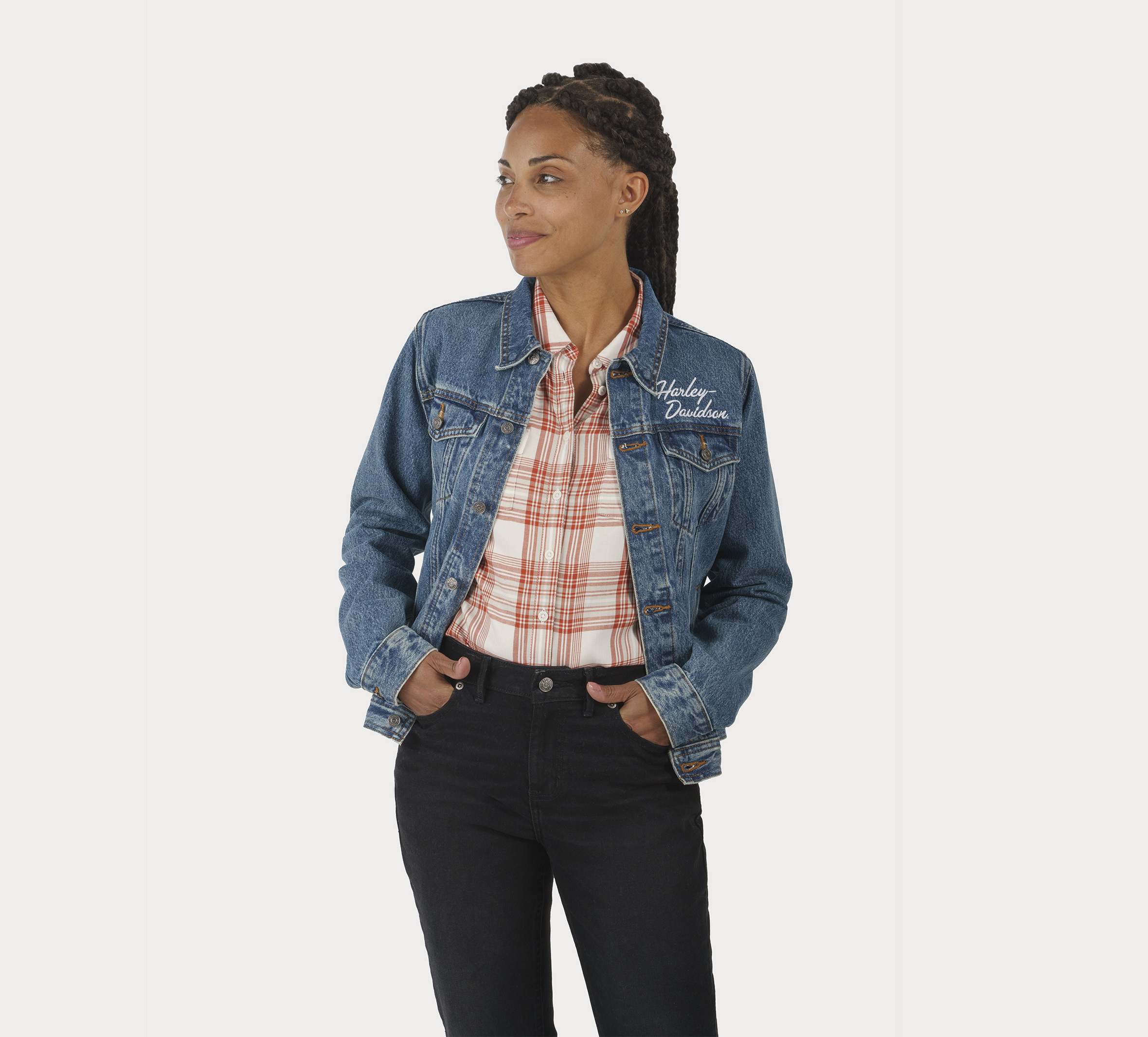 Women's Essential Bar & Shield Denim Jacket