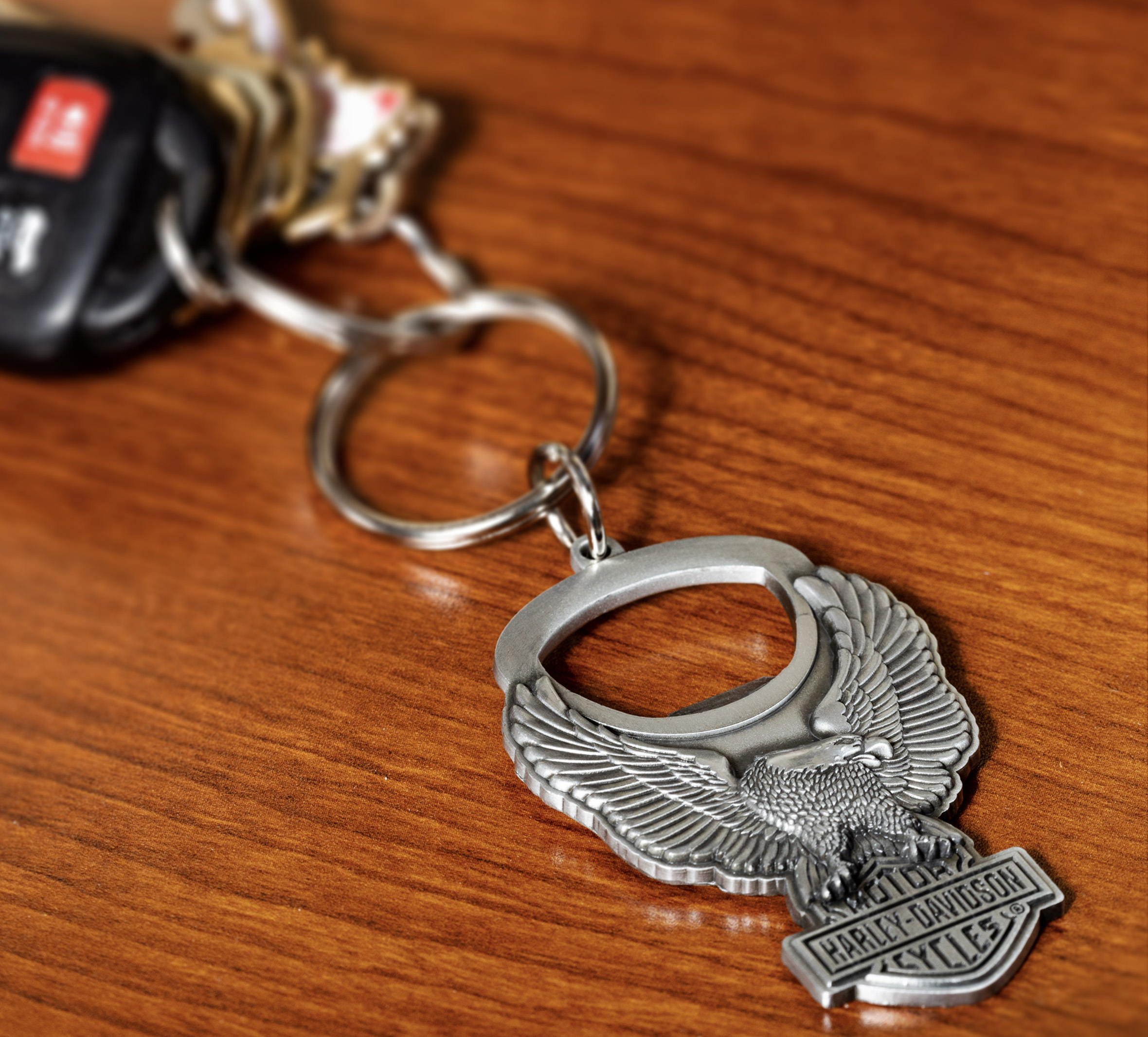 Eagle Bar & Shield Bottle Opener Key Chain