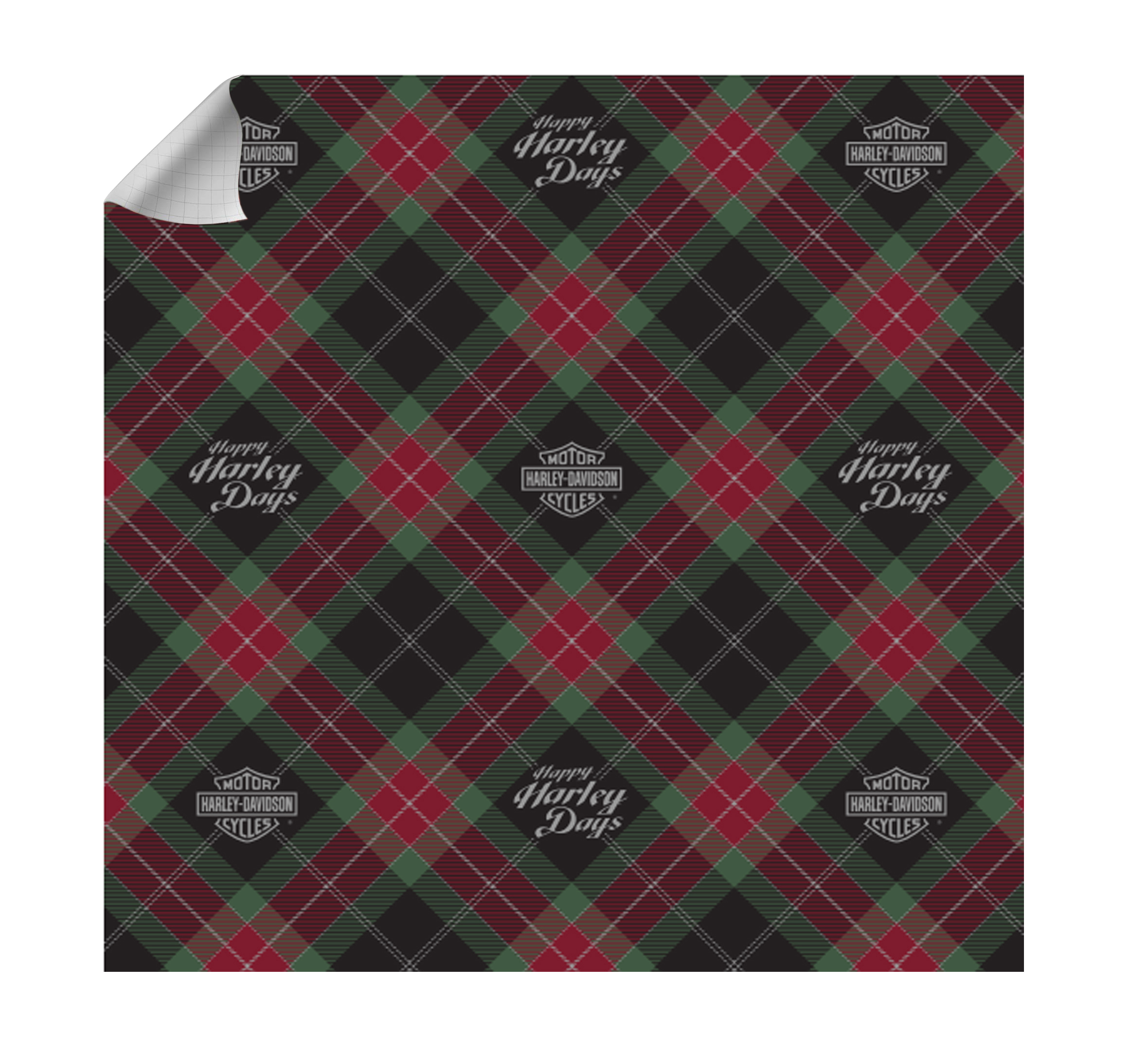 Holiday Plaid Wrapping Paper