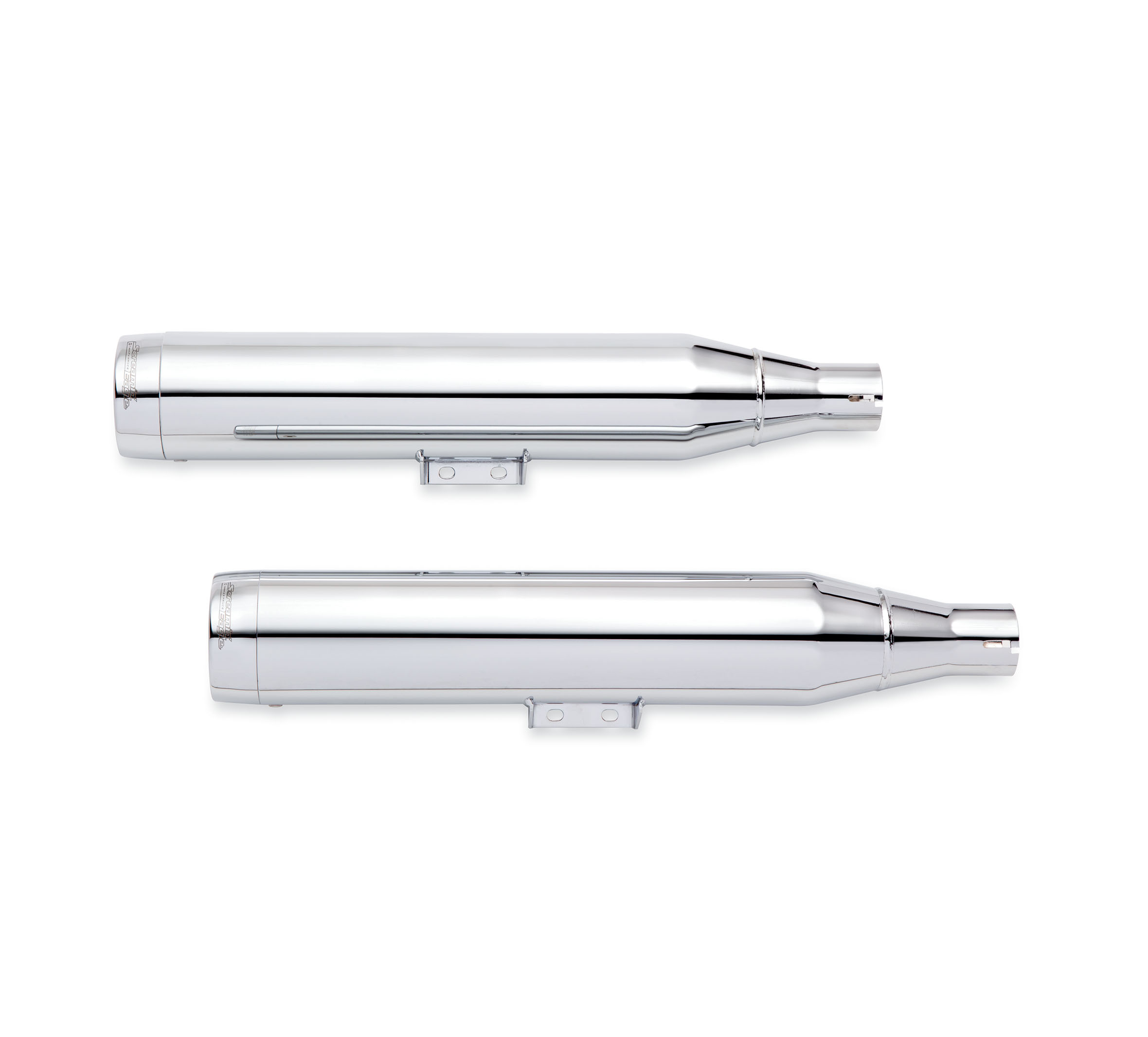 Screamin Eagle Street Cannon Mufflers - Chrome - Short