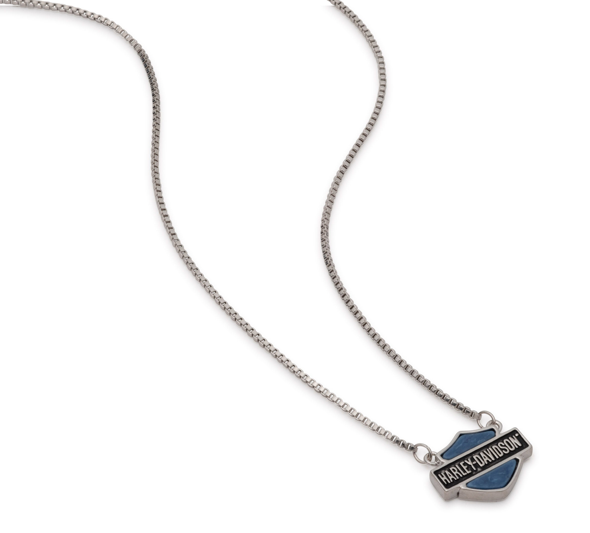 Women's 16" Bar & Shield Logo Necklace