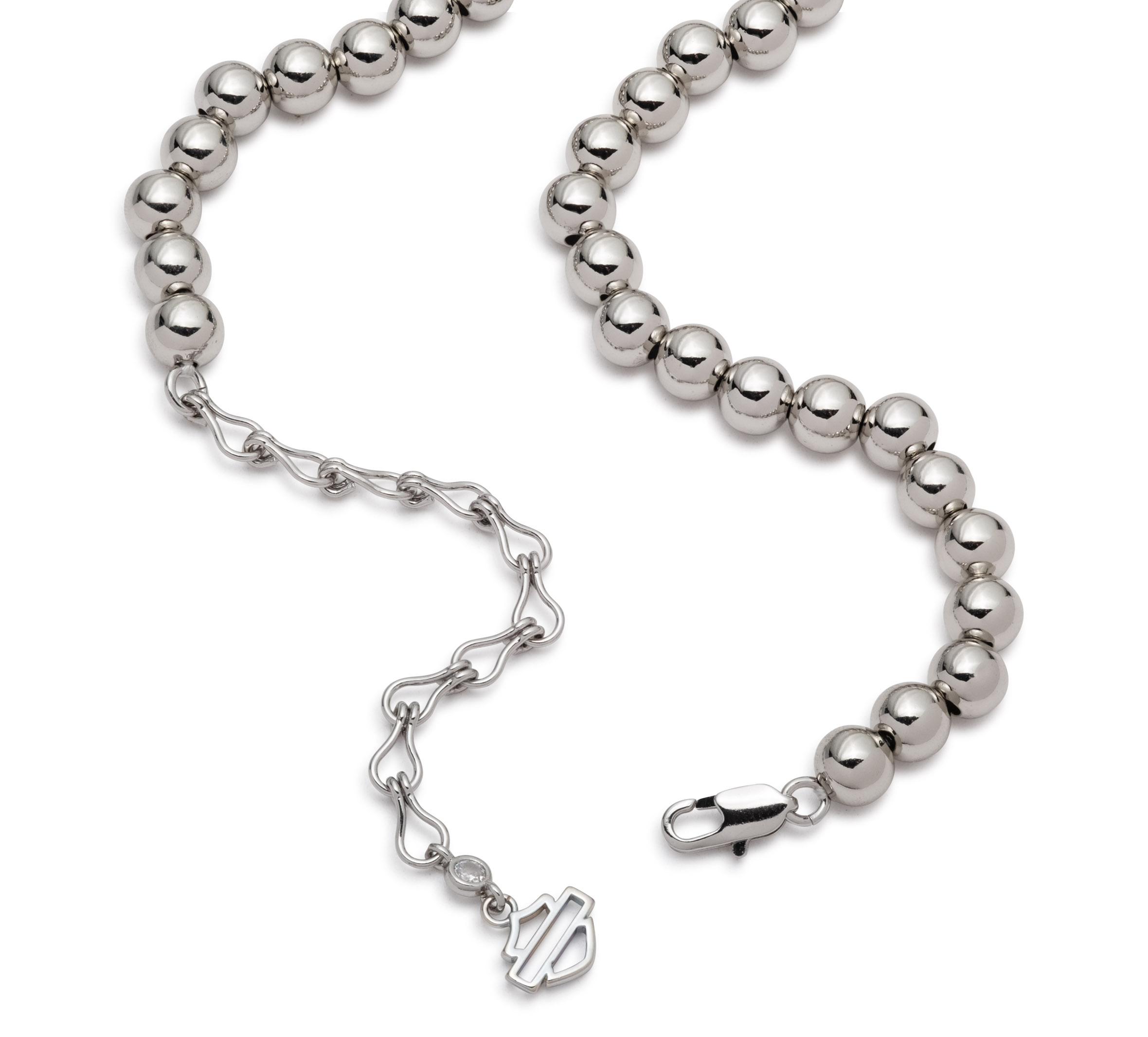 Women's 16" Tiger's Eye Bar & Shield  Beaded Necklace