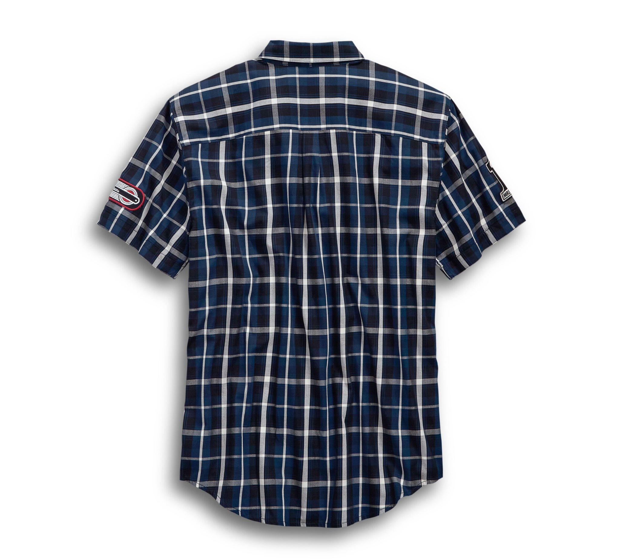 Men's Multi-Patch Plaid Shirt