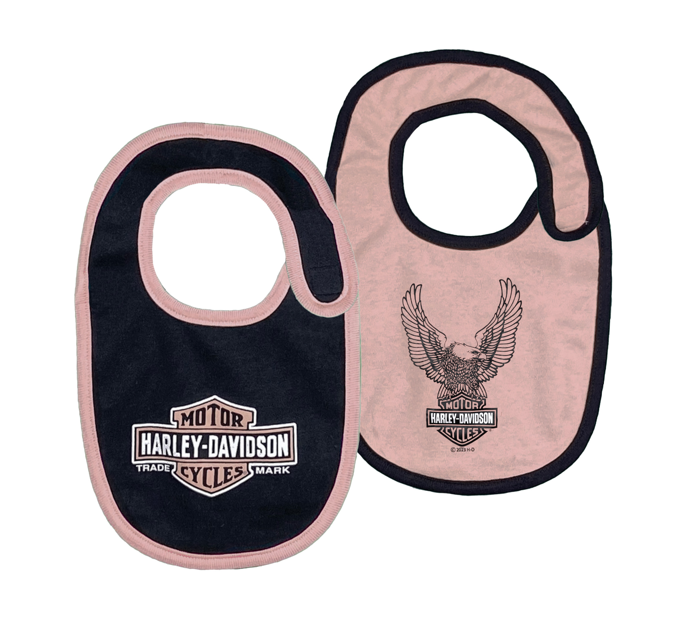 Infant Girls 2 Pack Bibs