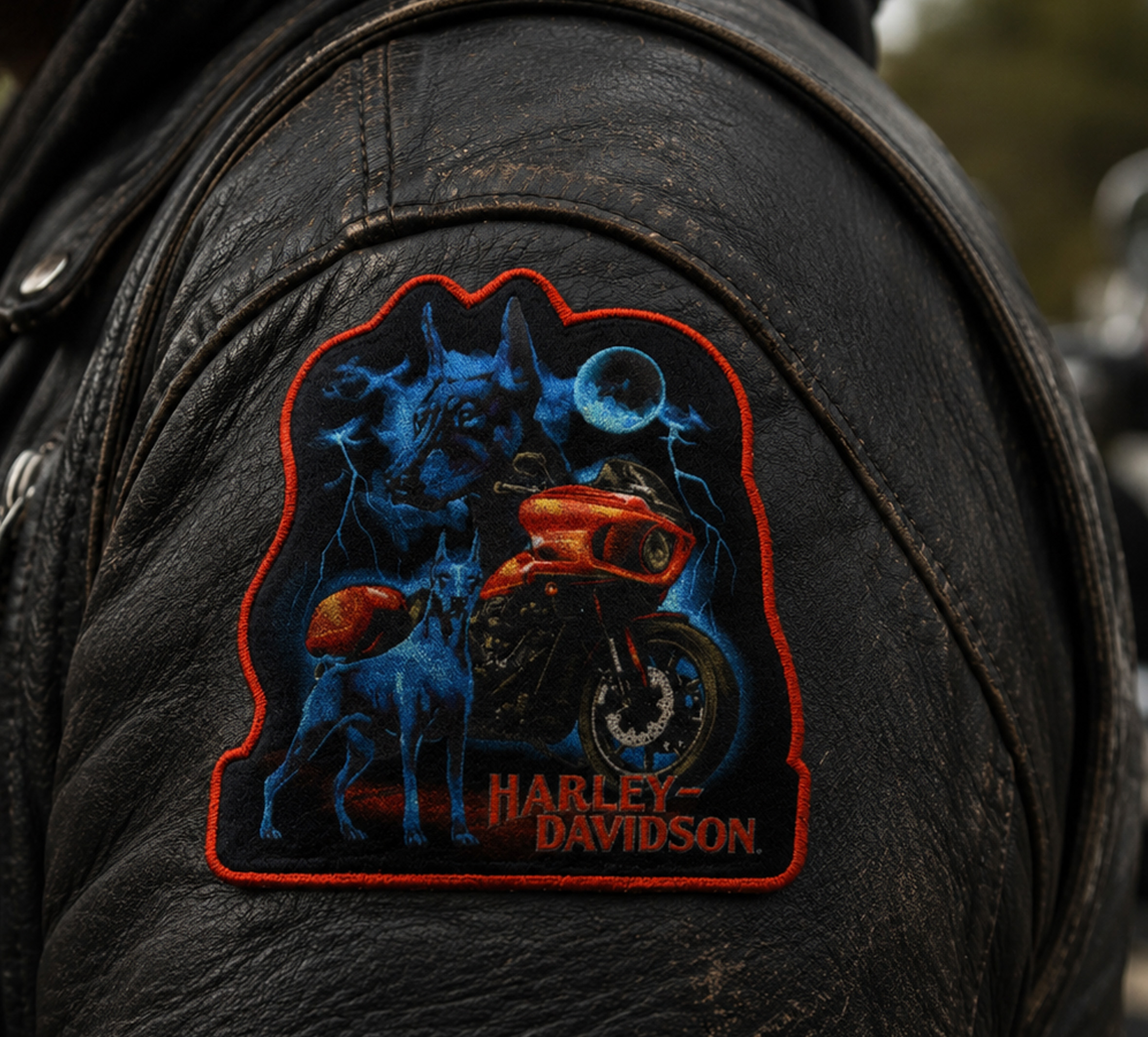 Harley-Davidson ワークジャケット 刺繍ロゴ Hound & Harley Patch | Harley-Davidson USA