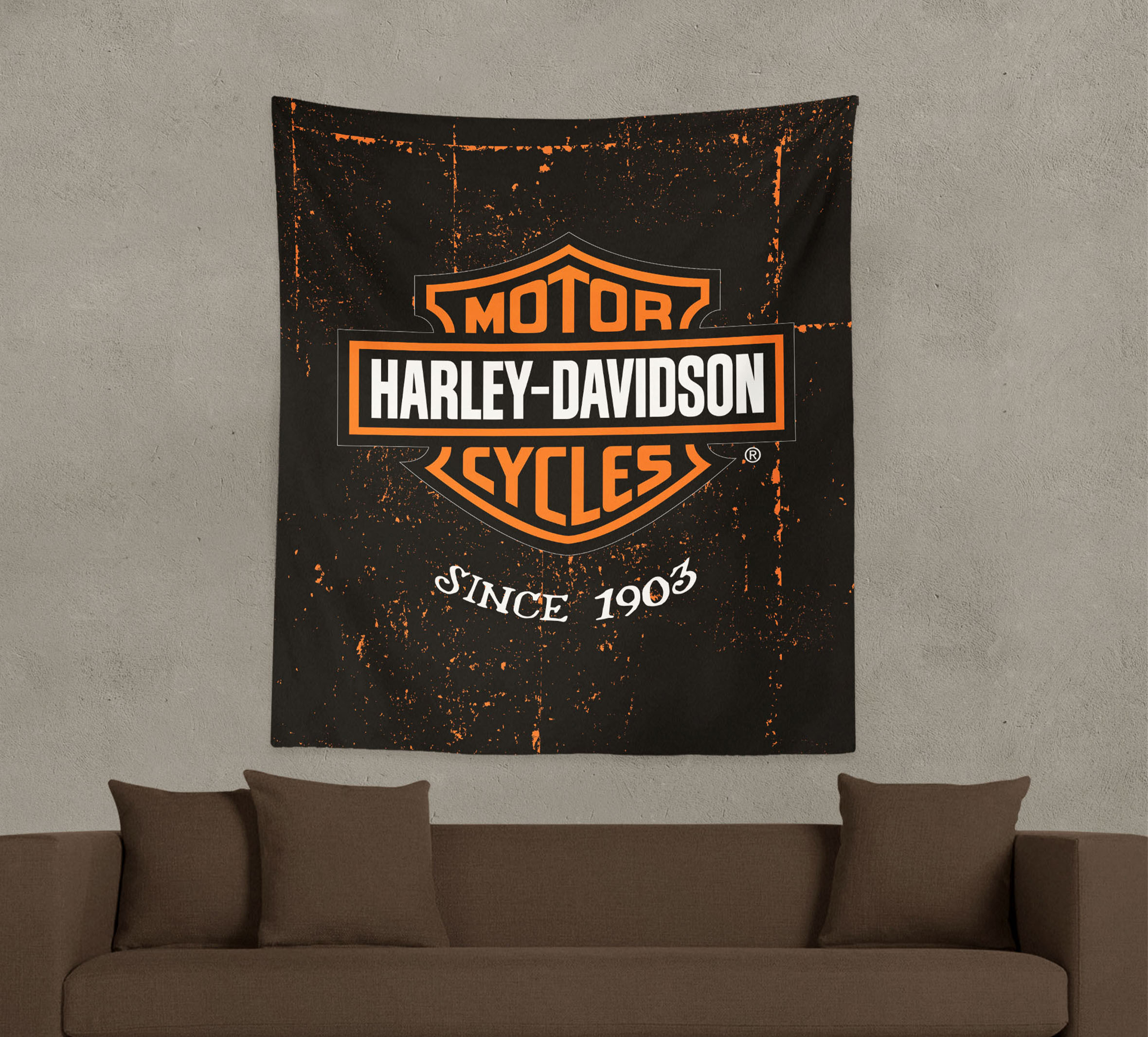 50x60 Bar & Shield Industrial Wall Hanging