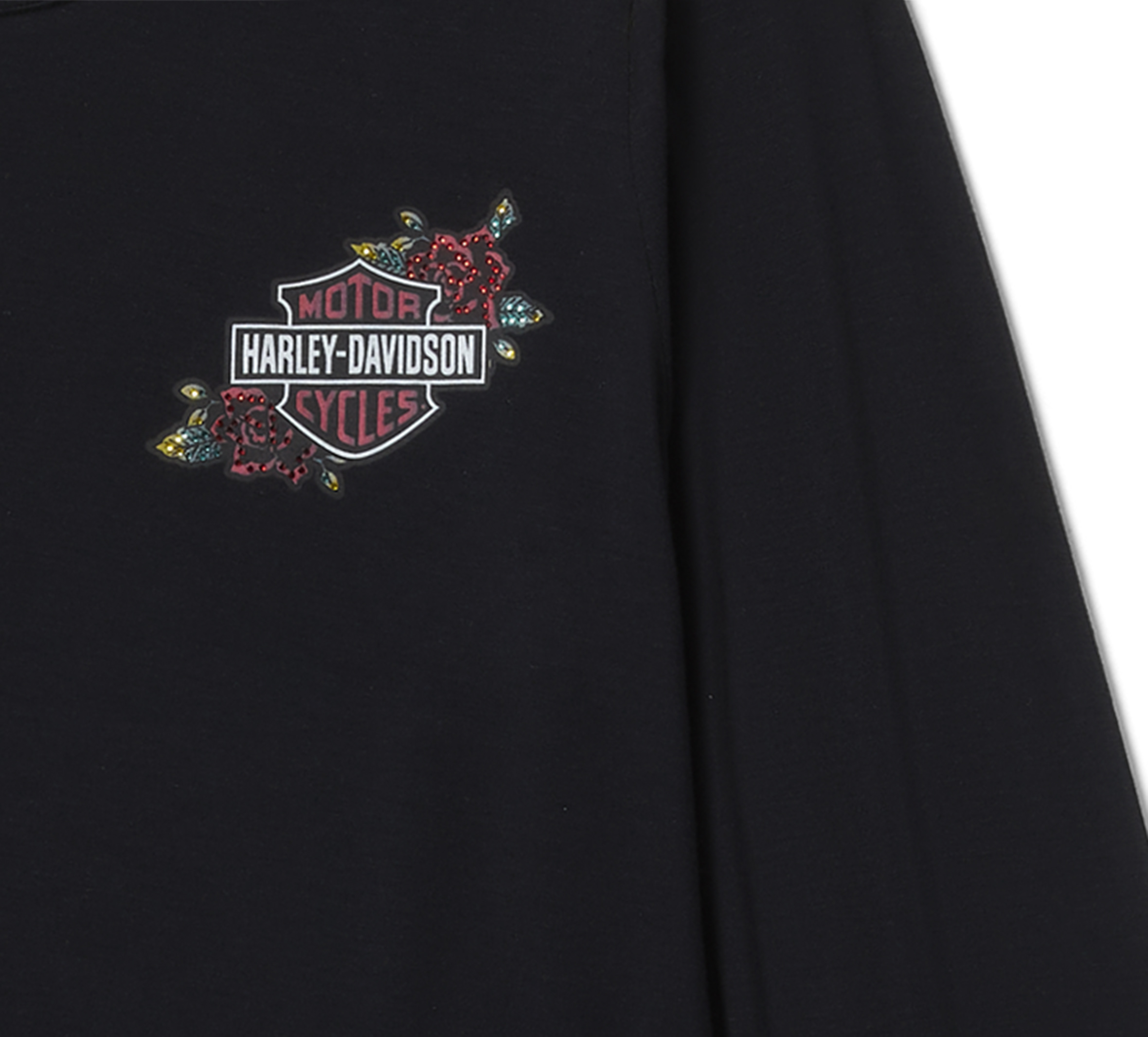 Women's Serpent Rose Bling Top