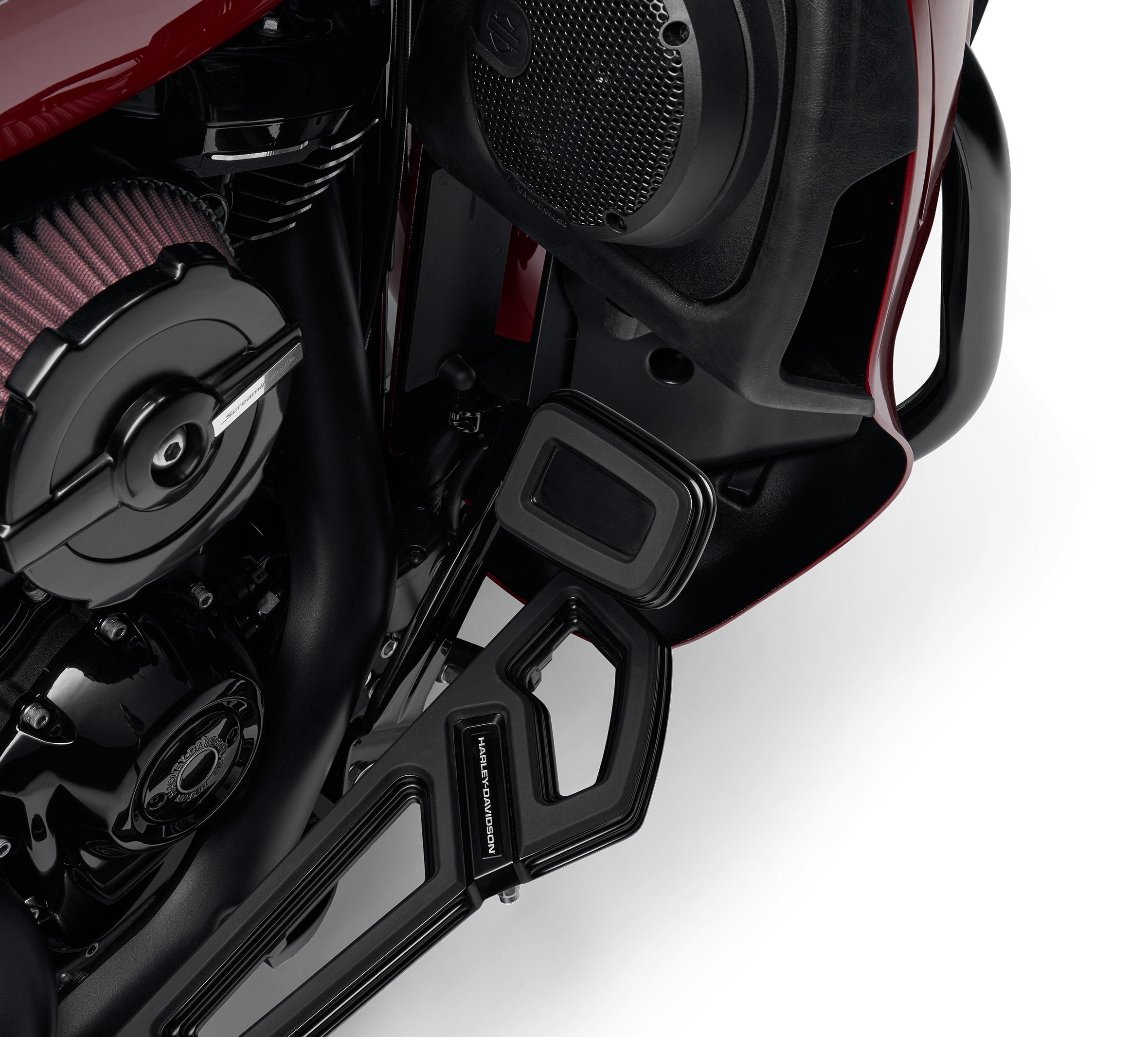 Large Airflow Brake Pedal Pad For Harley Trike Ultra Road Glide (2008-Later) – Black