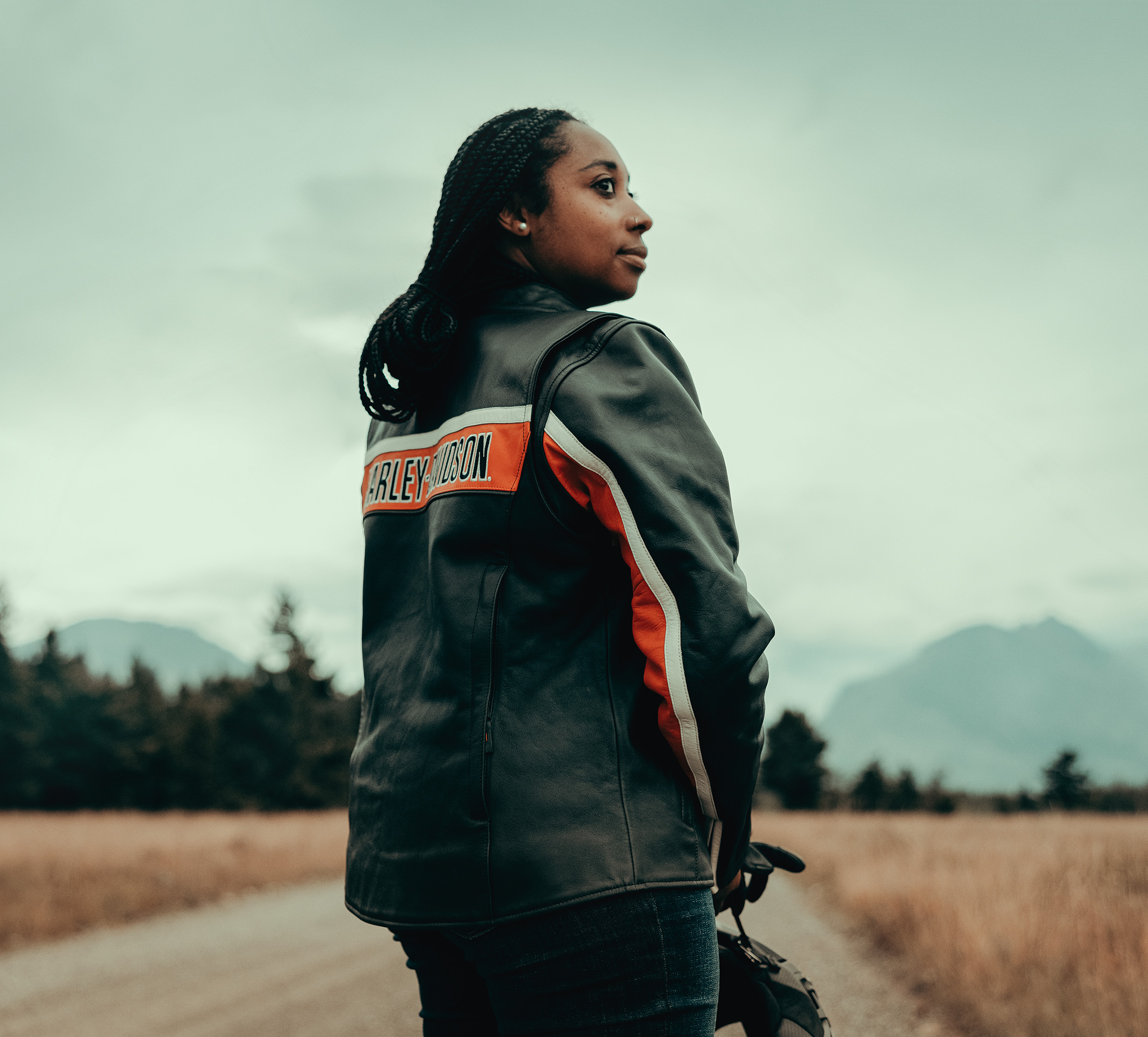 Women's H-D® Trenton Leather Riding Jacket