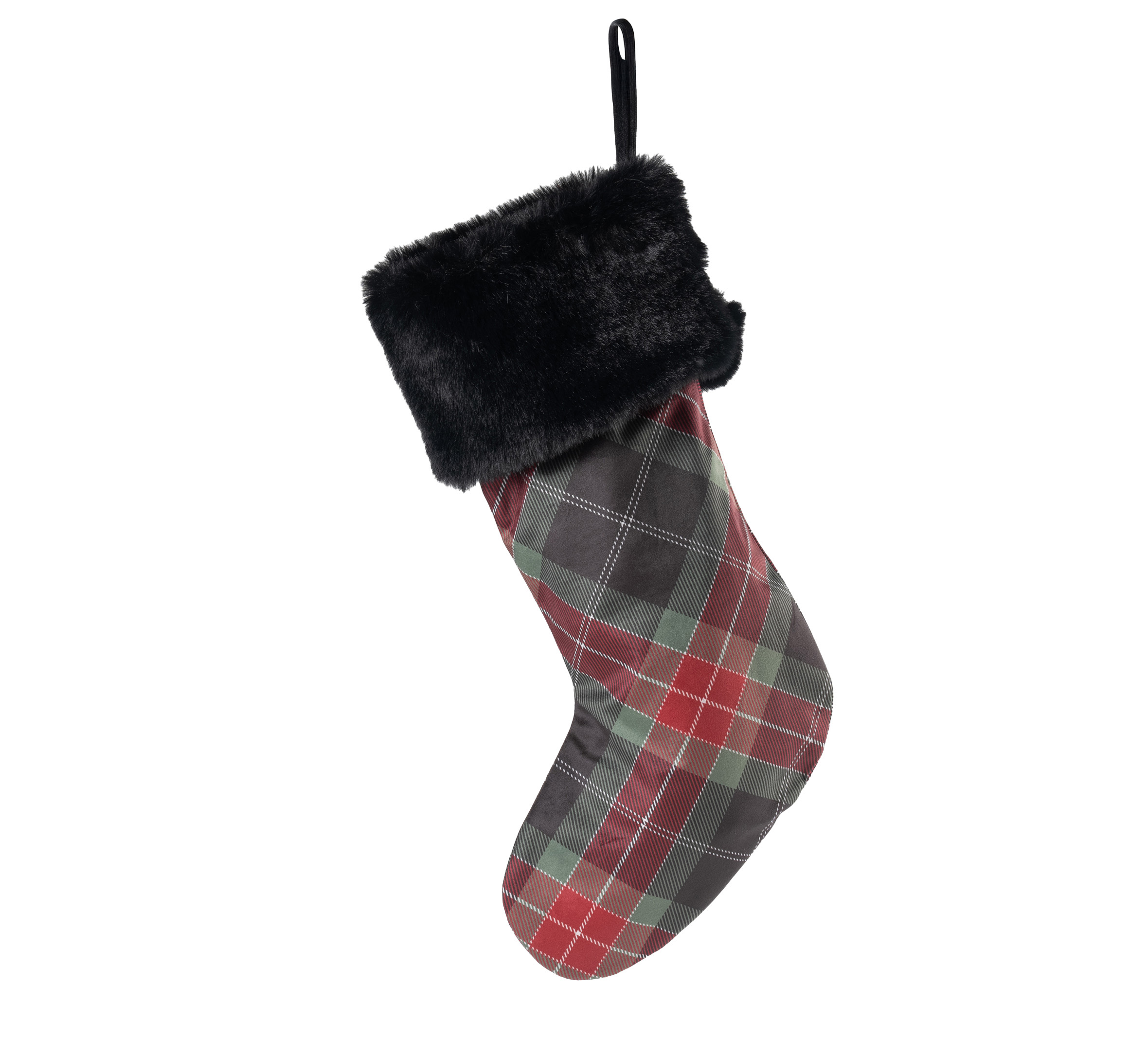 Holiday Plaid Stocking