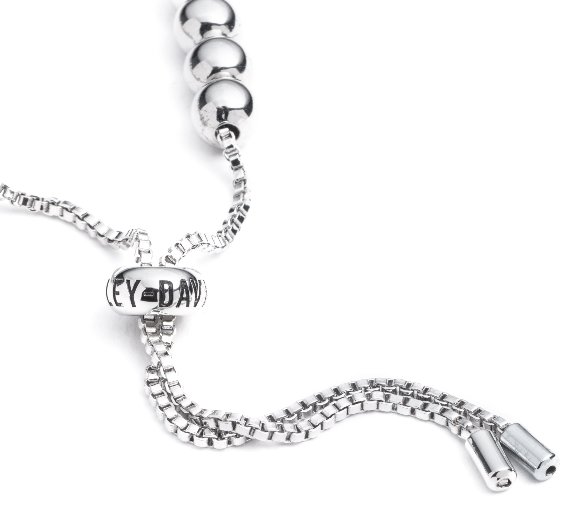 Women's Harley-Davidson Logo Bar Metal Beaded Bracelet