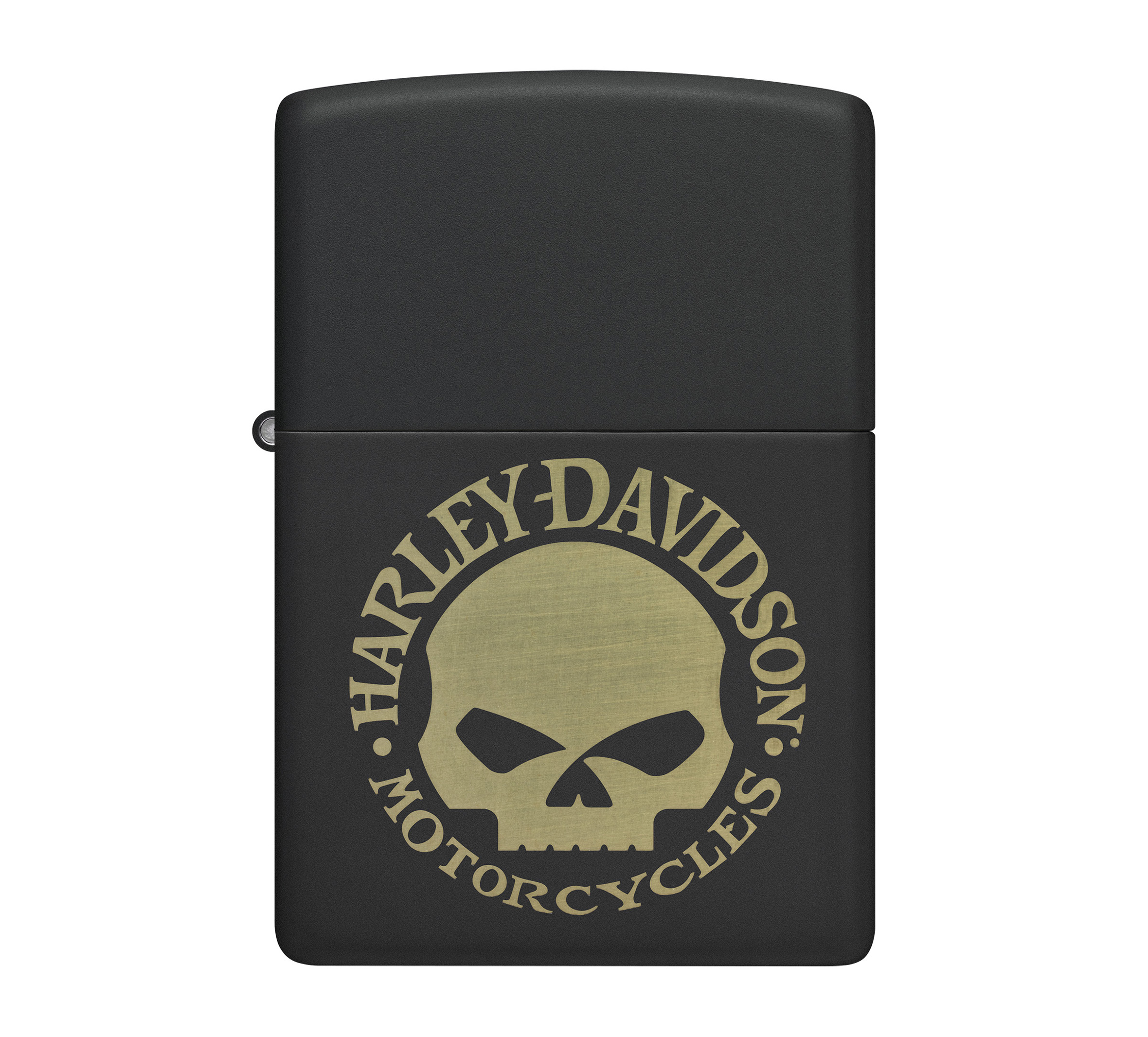Harley-Davidson Willie G Skull Zippo Black Matte Windproof Lighter